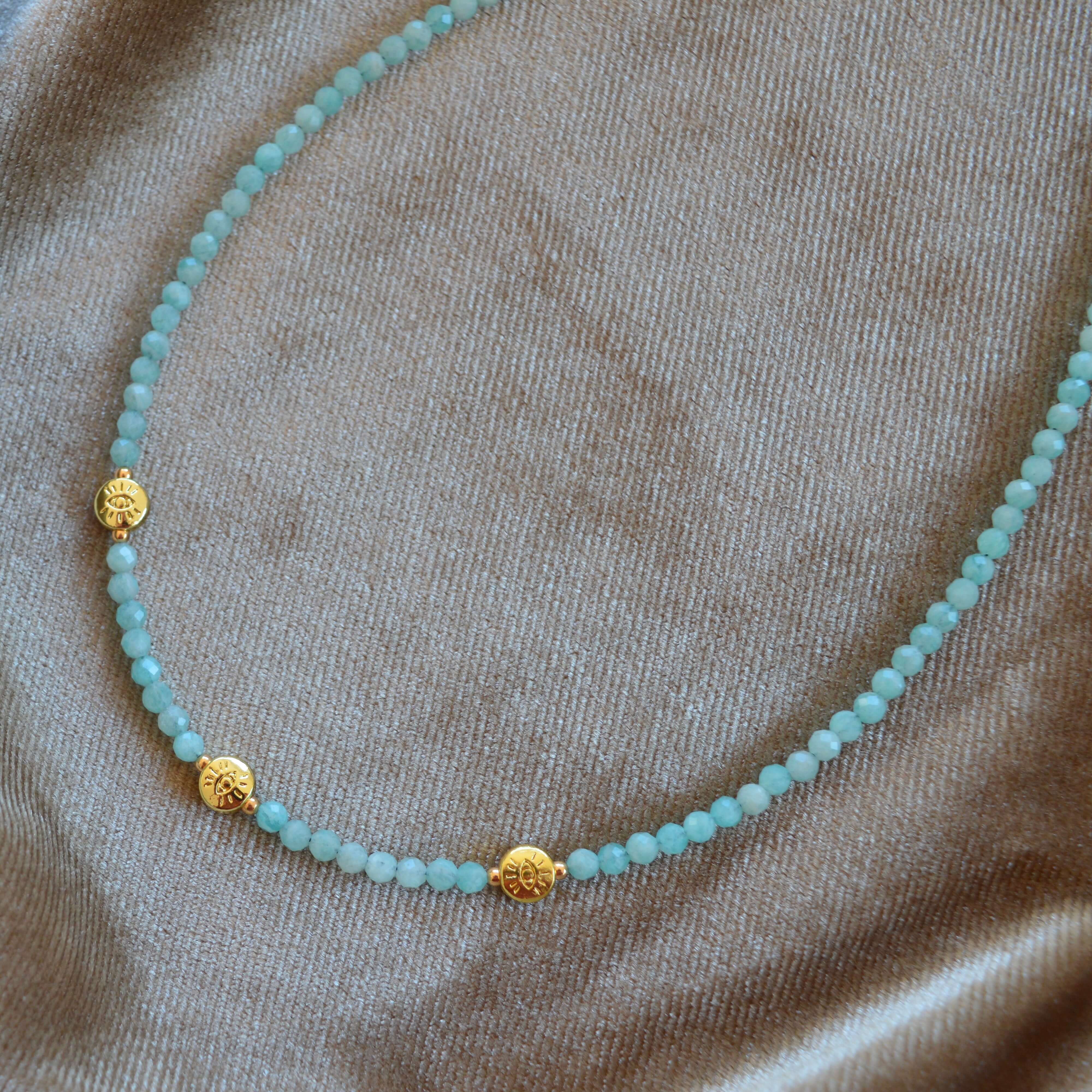 THE DAINTY- EYES- Amazonite- NECKLACE - Headless Nation