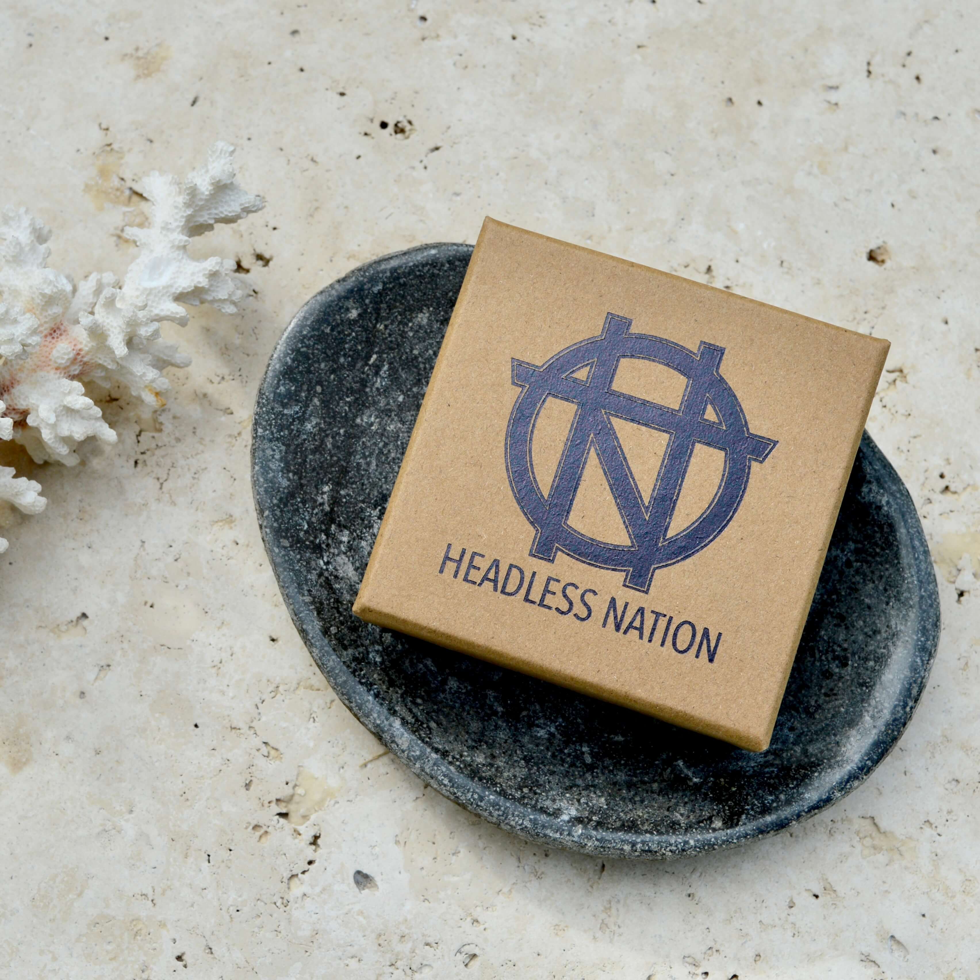 LONG Picture Jasper & Silver BEADED NECKLACE - Headless Nation