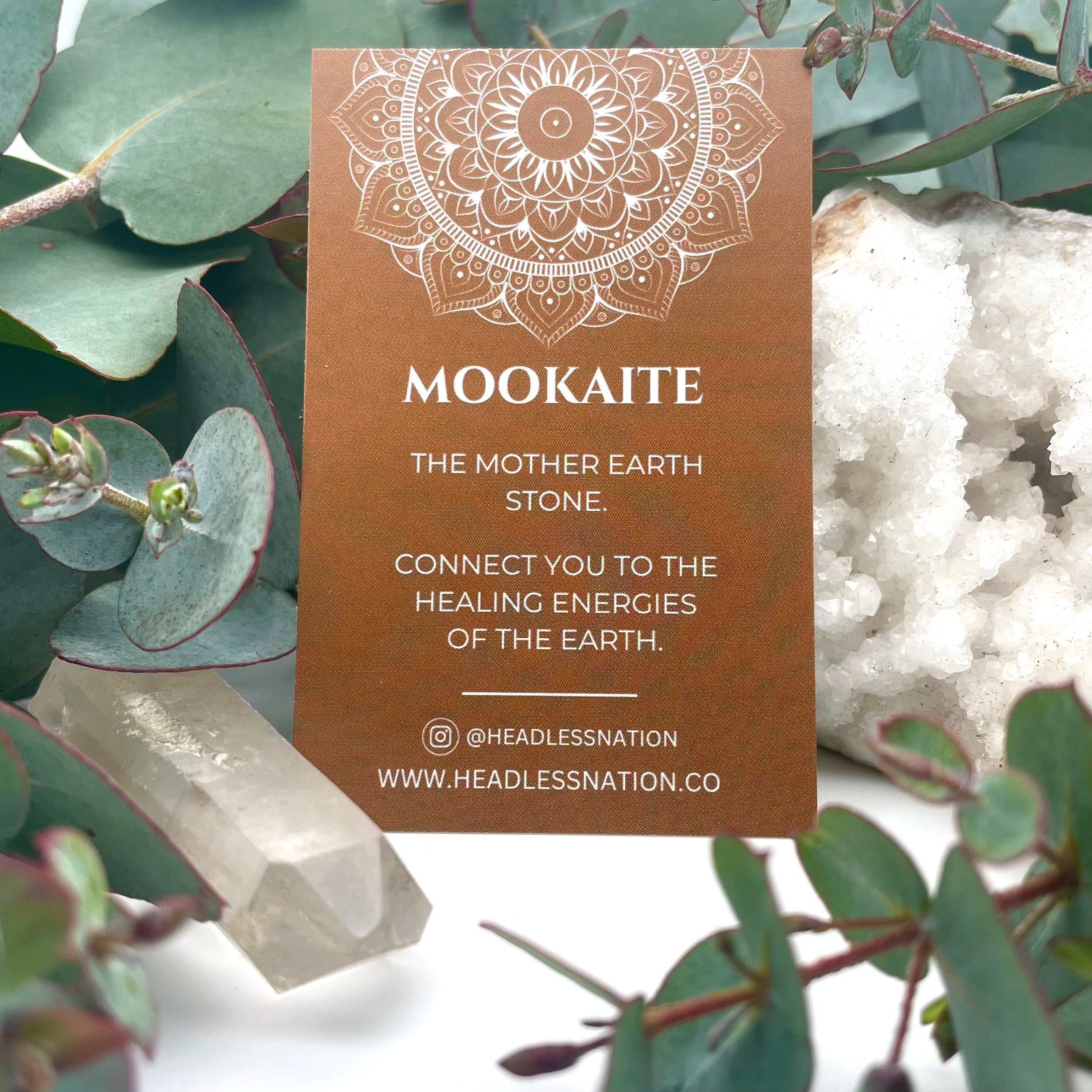 MOOKAITE & STERLING SILVER BEADED BRACELET- - Headless Nation