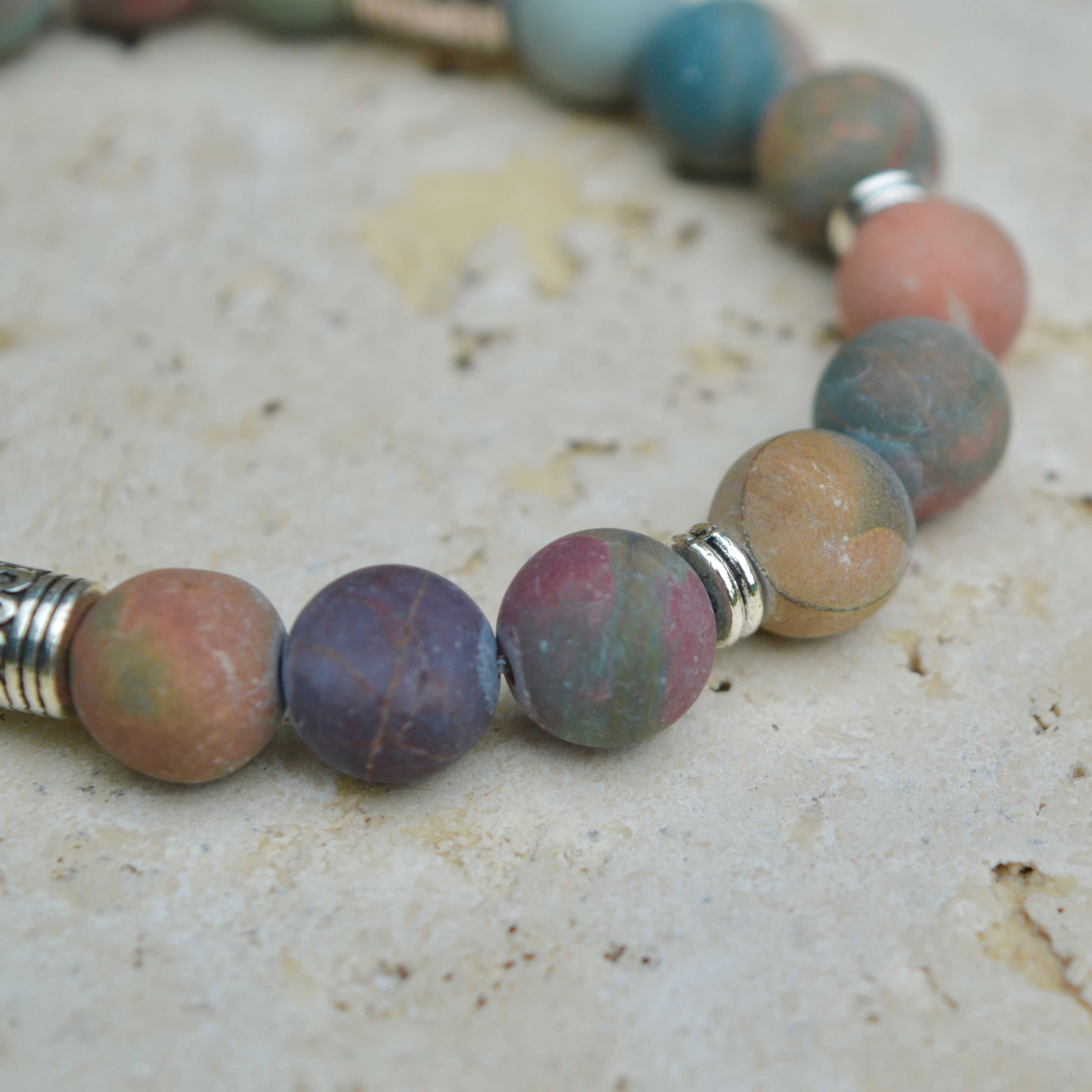 PICASSO JASPER BEADED BRACELET - LUCID COLLECTION - Headless Nation