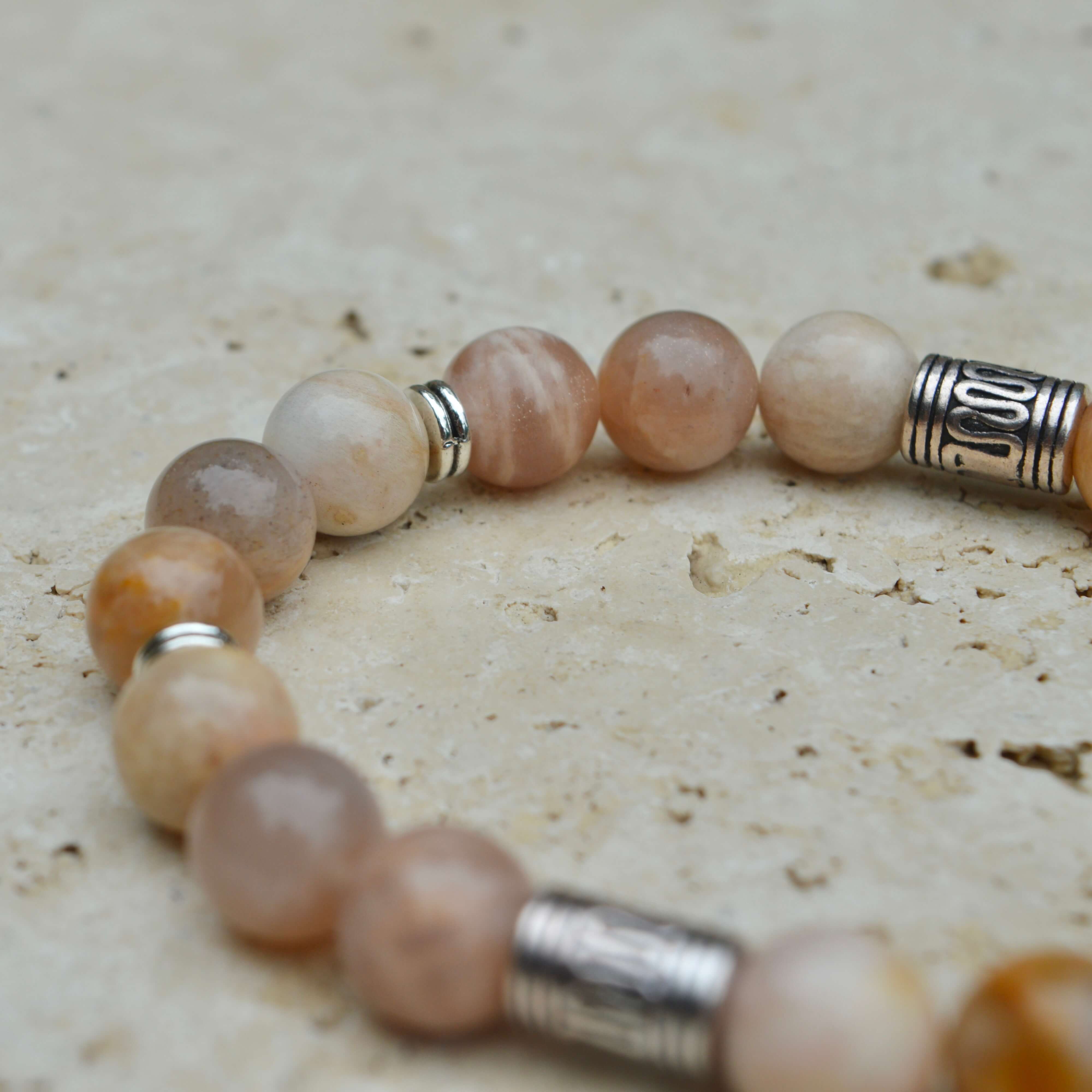SUNSTONE BEADED BRACELET - LUCID COLLECTION - Headless Nation