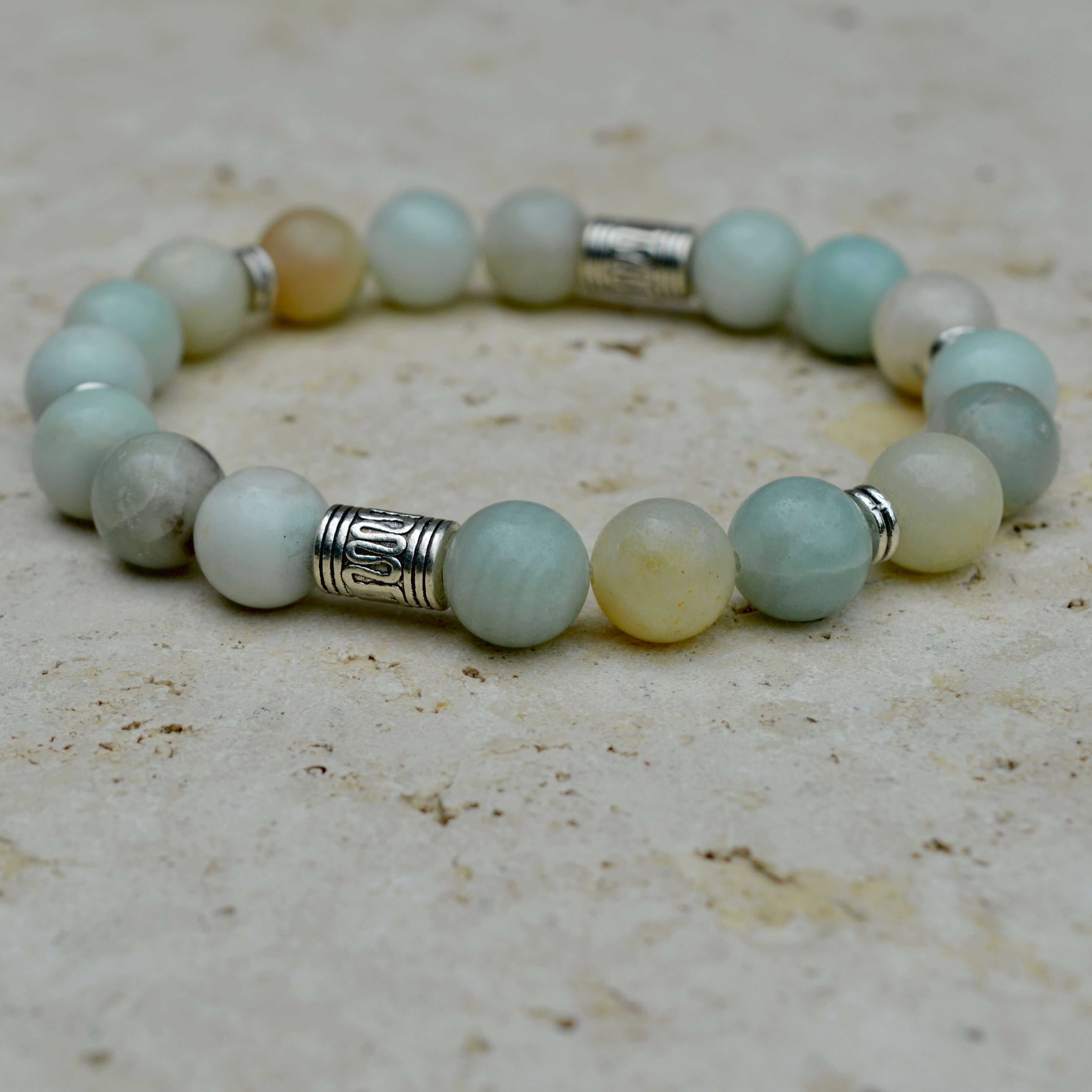 AMAZONITE BEADED BRACELET - LUCID COLLECTION - Headless Nation