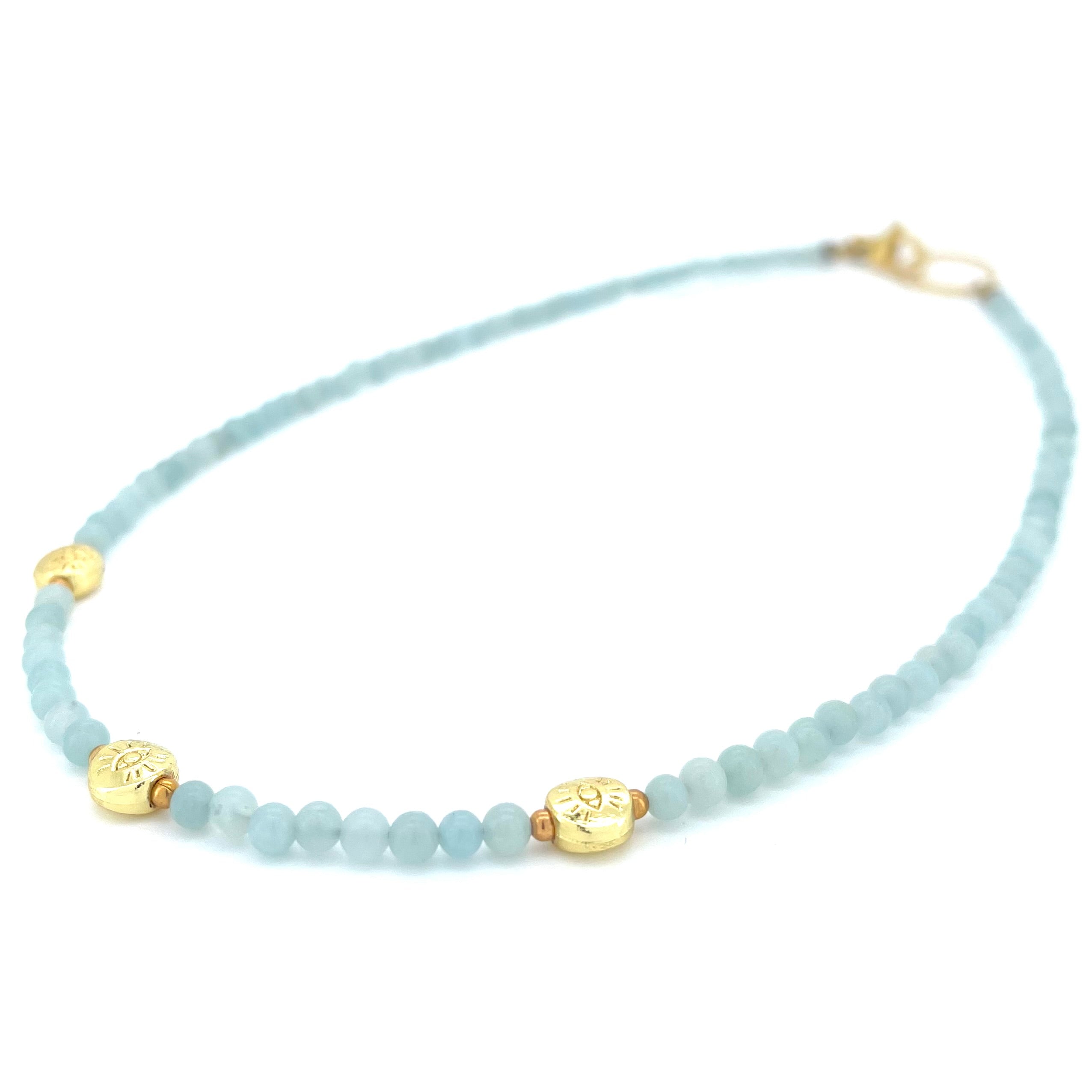 THE DAINTY- EYES- Amazonite- NECKLACE - Headless Nation