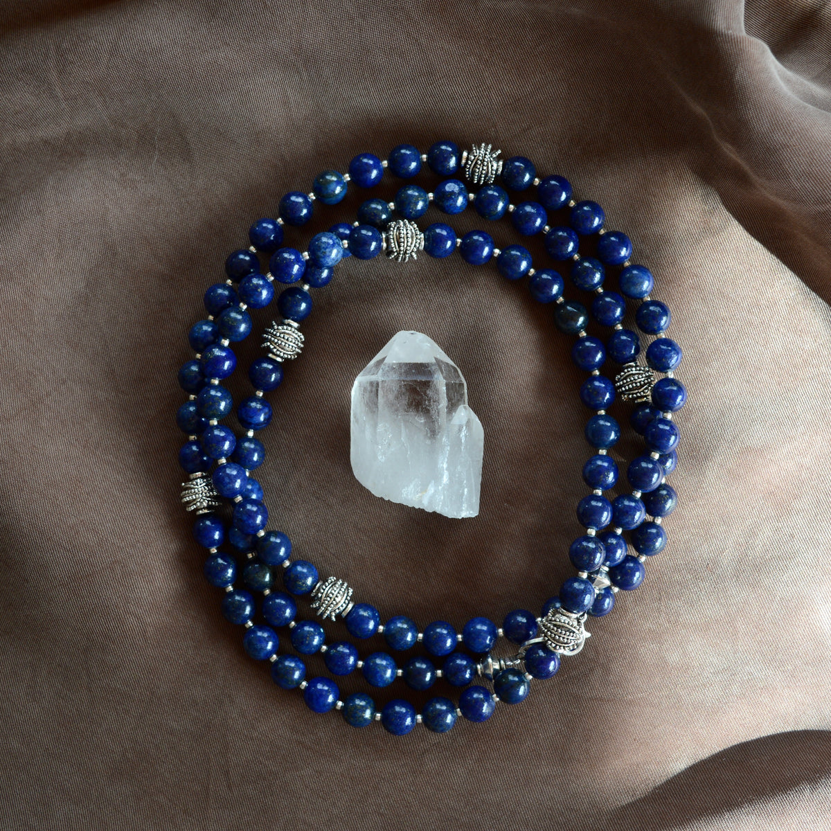 Lapis Lazuli LONG BEADED NECKLACE