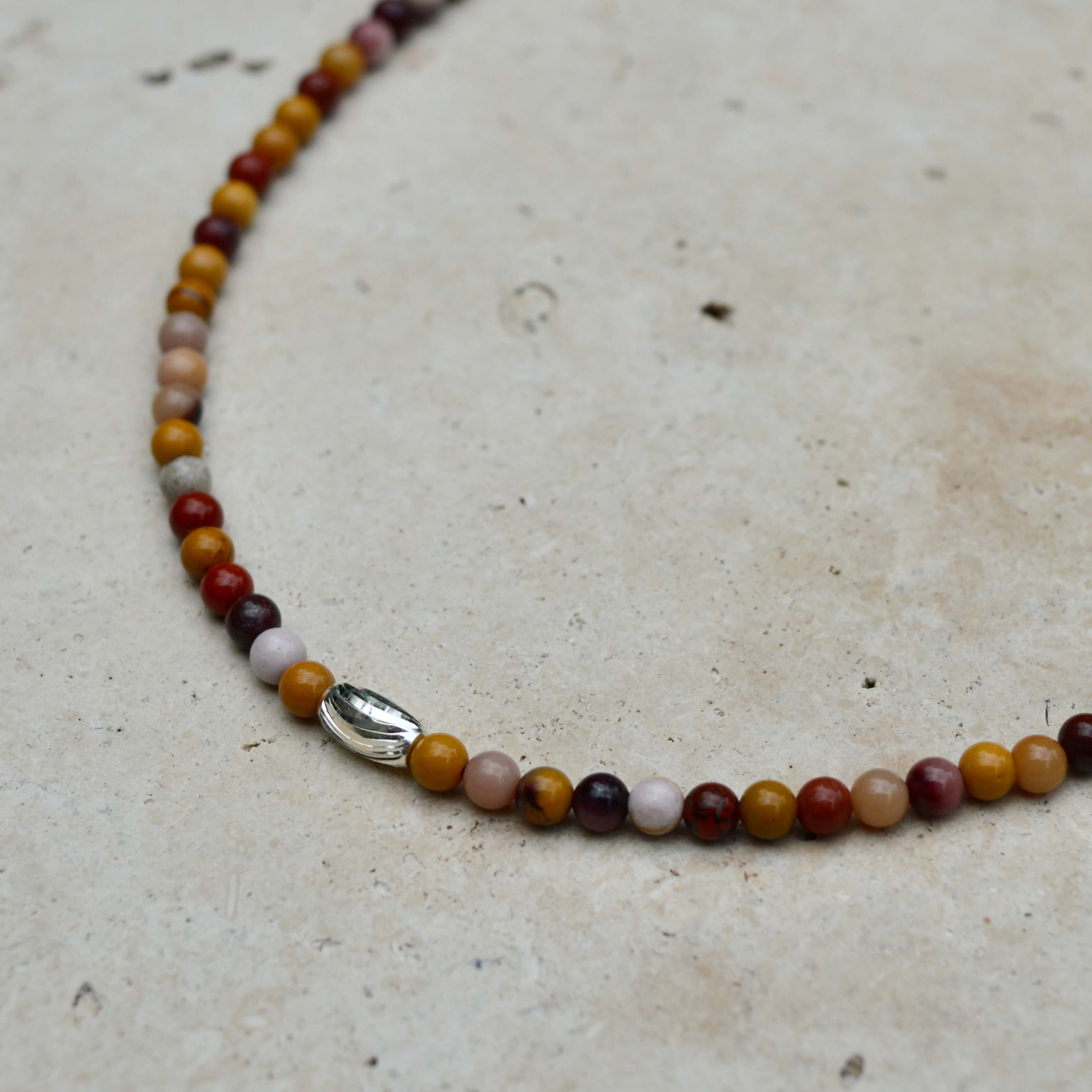 THE DAINTY- Silver- Mookaite- NECKLACE - Headless Nation