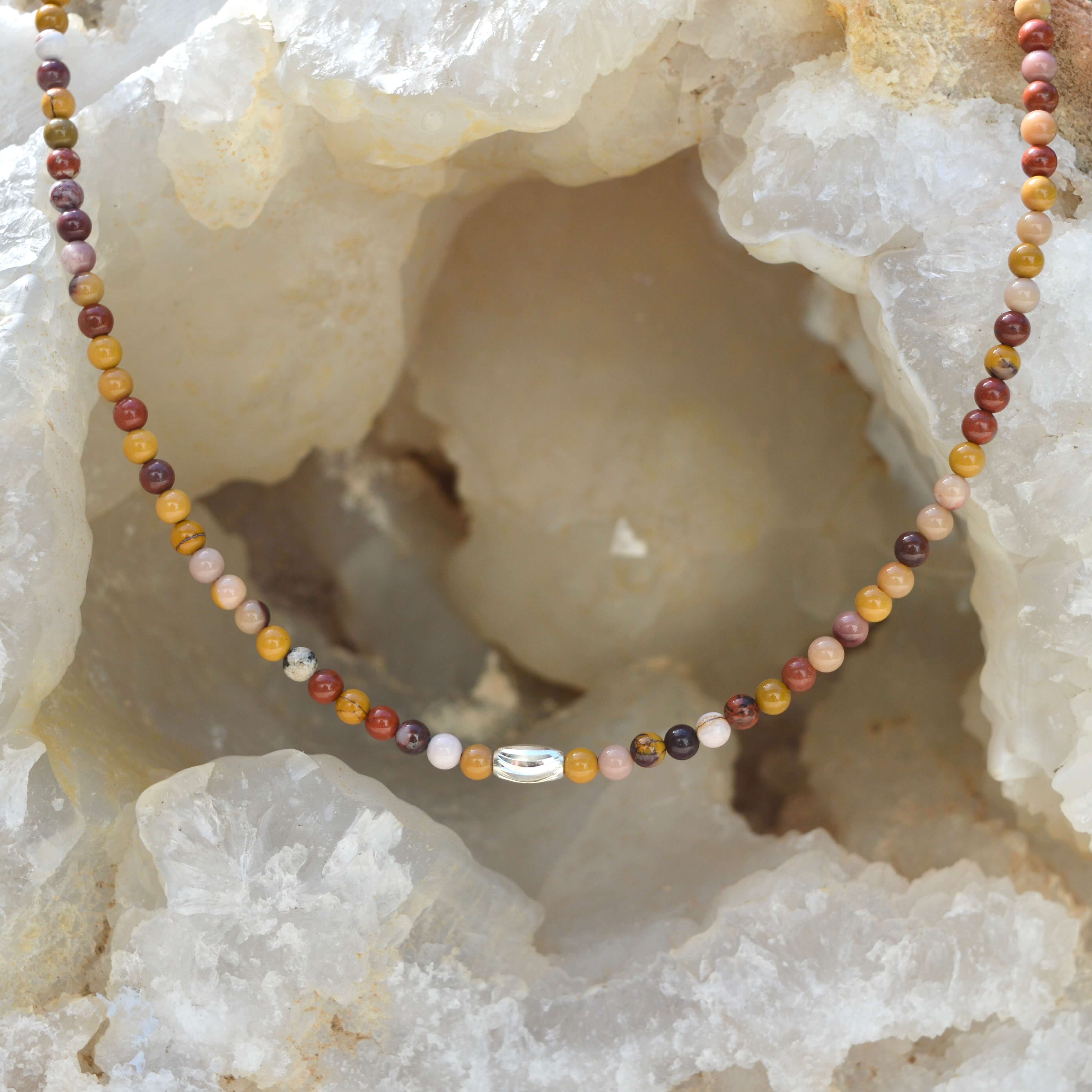 THE DAINTY- Silver- Mookaite- NECKLACE - Headless Nation