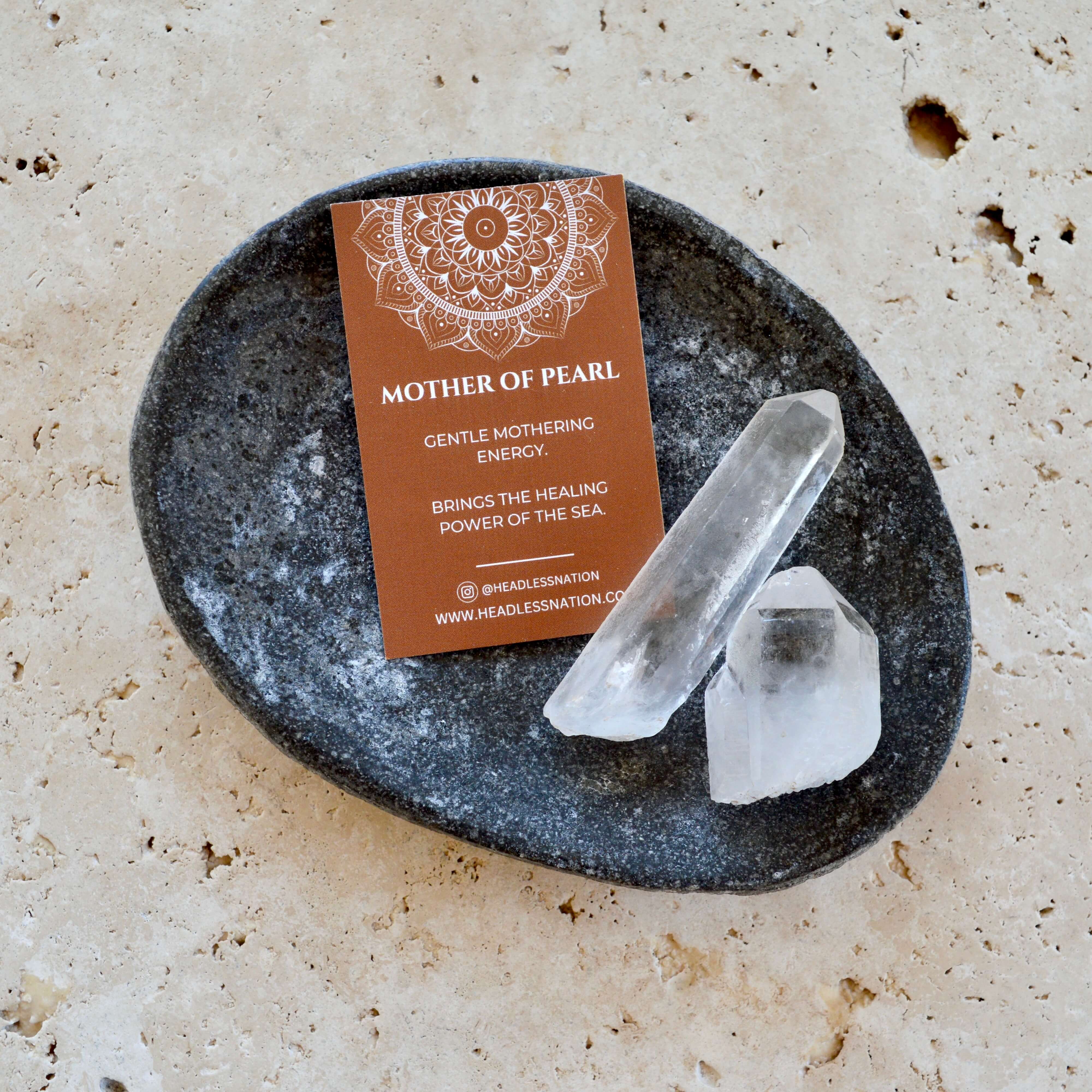 THE DAINTY-Silver- Mother Of Pearl- NECKLACE - Headless Nation