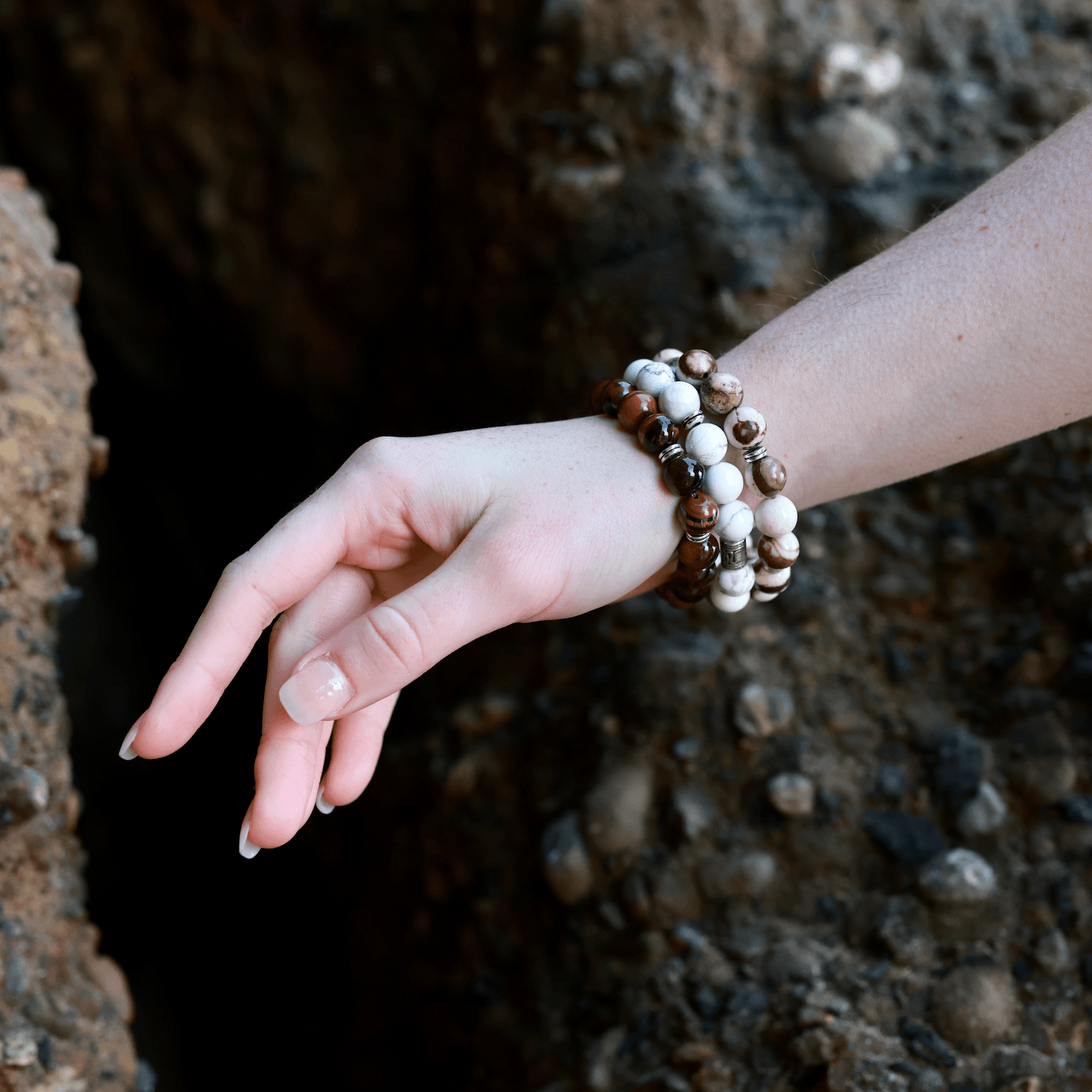 AUSTRALIAN AGATE BEADED BRACELET - LUCID COLLECTION - Headless Nation