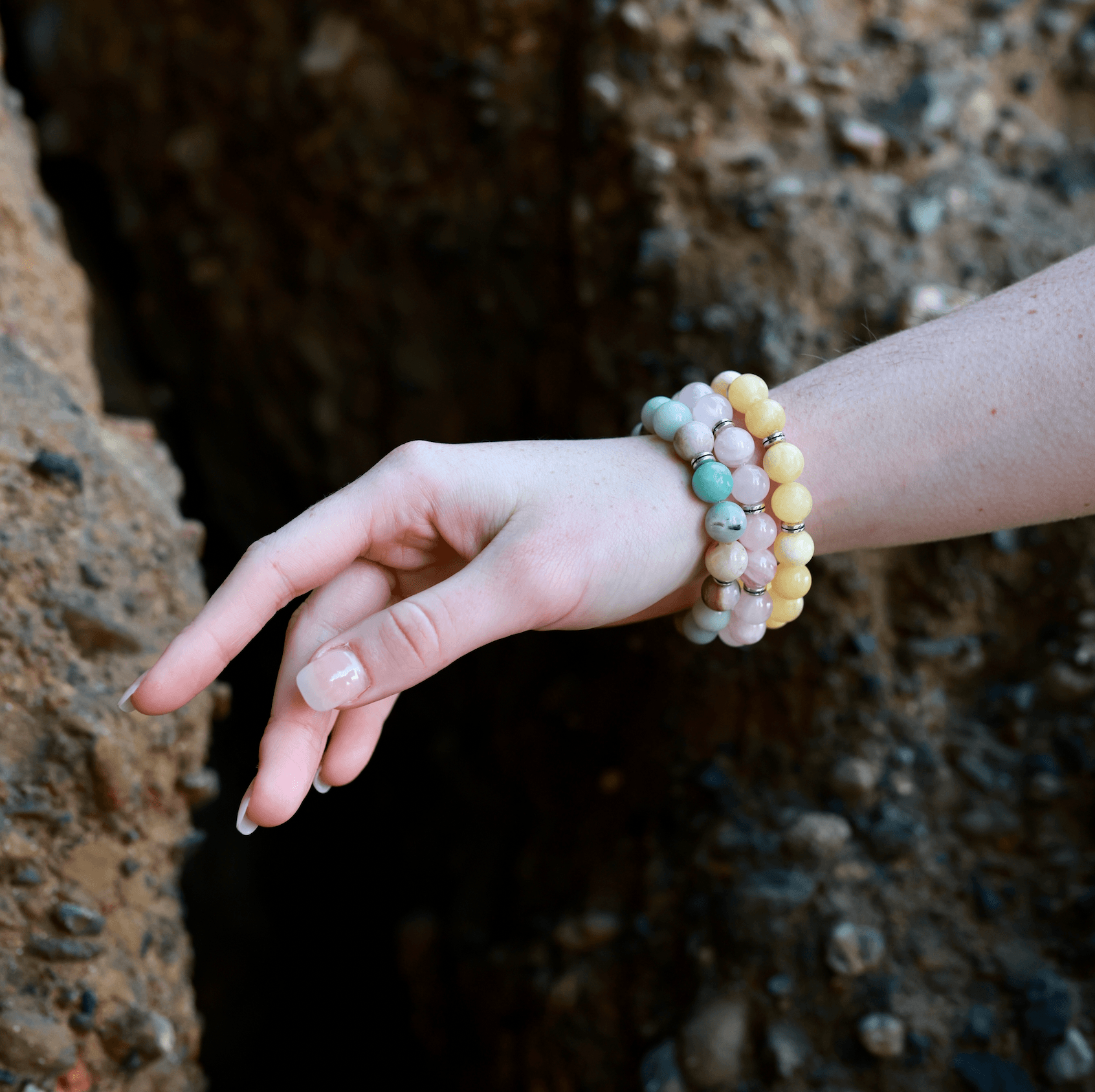 AMAZONITE BEADED BRACELET - LUCID COLLECTION - Headless Nation