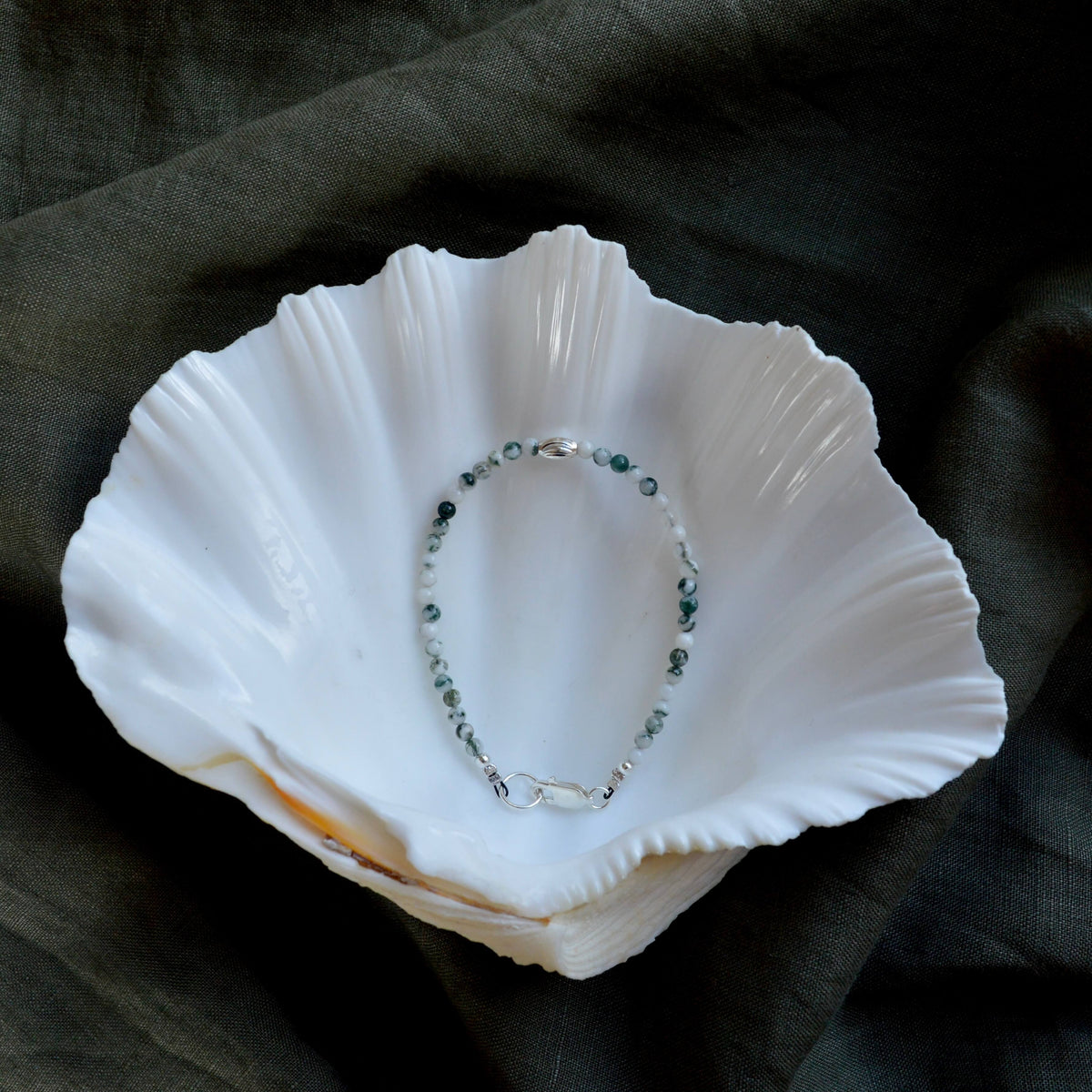 TREE AGATE DAINTY BRACELET - Headless Nation