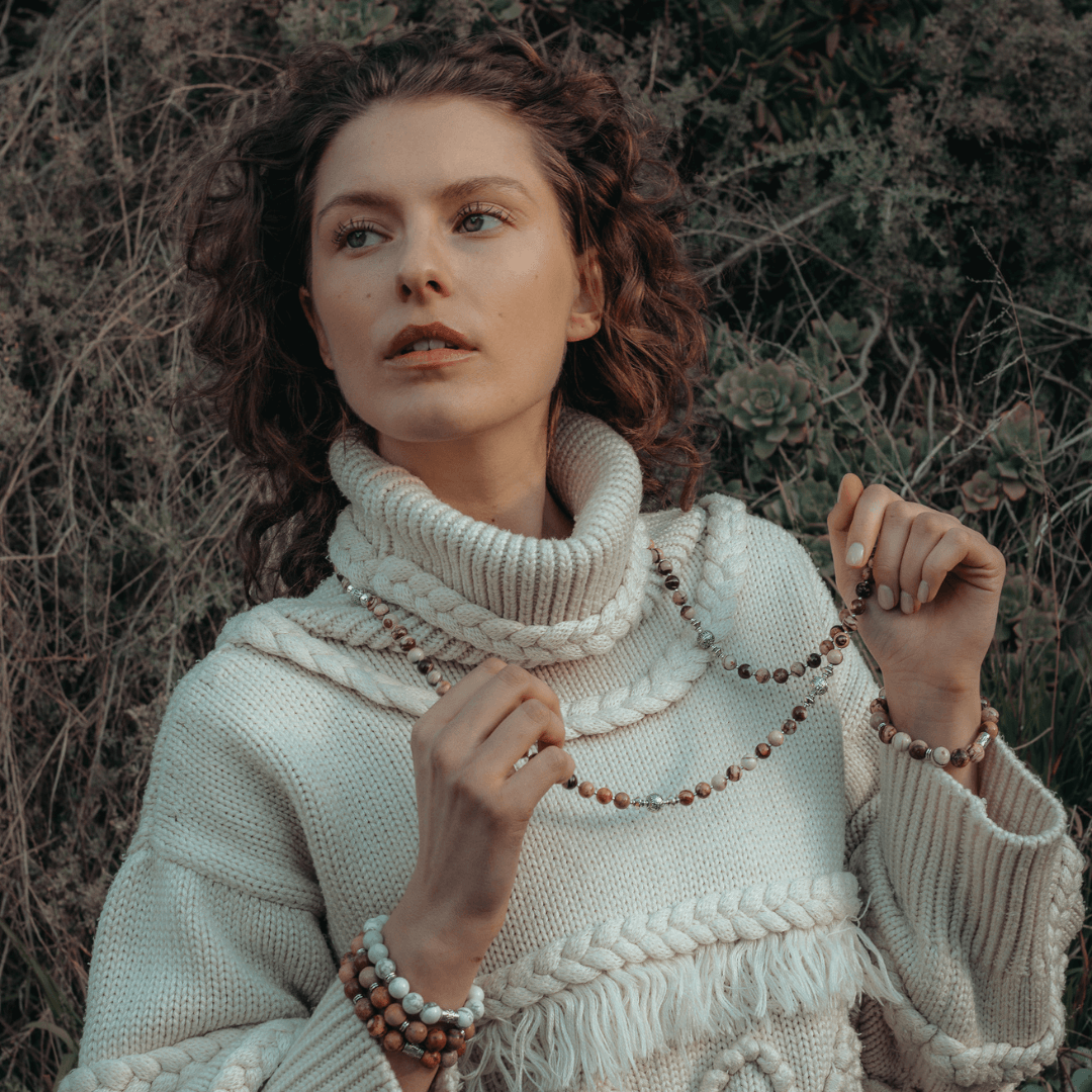 AUSTRALIAN AGATE BEADED BRACELET - LUCID COLLECTION - Headless Nation