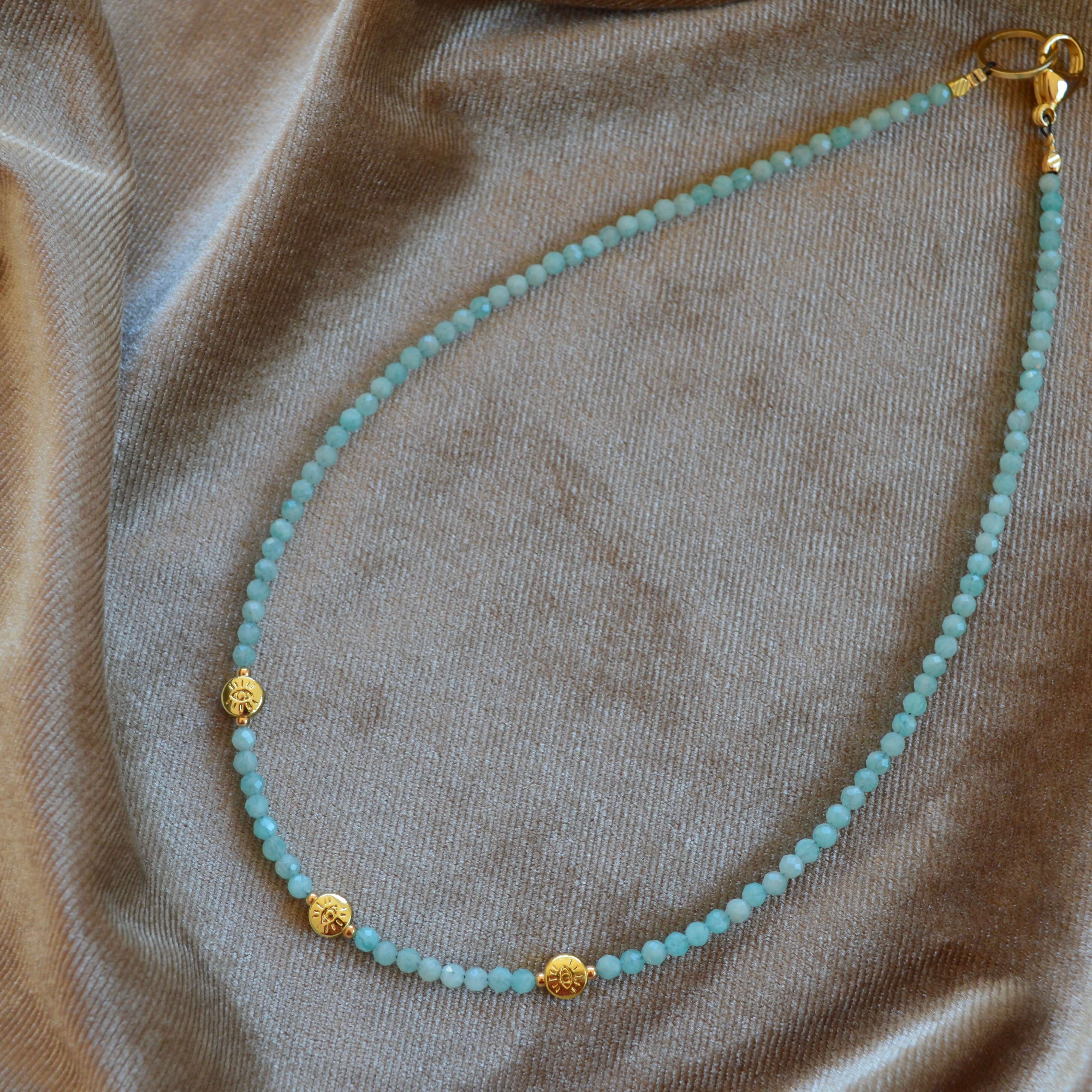 THE DAINTY- EYES- Amazonite- NECKLACE - Headless Nation