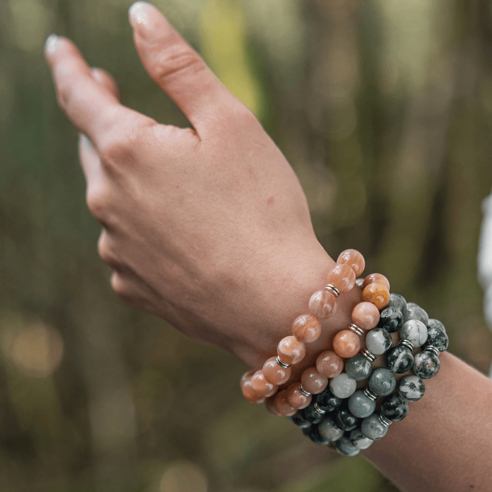 SUNSTONE BEADED BRACELET - LUCID COLLECTION - Headless Nation