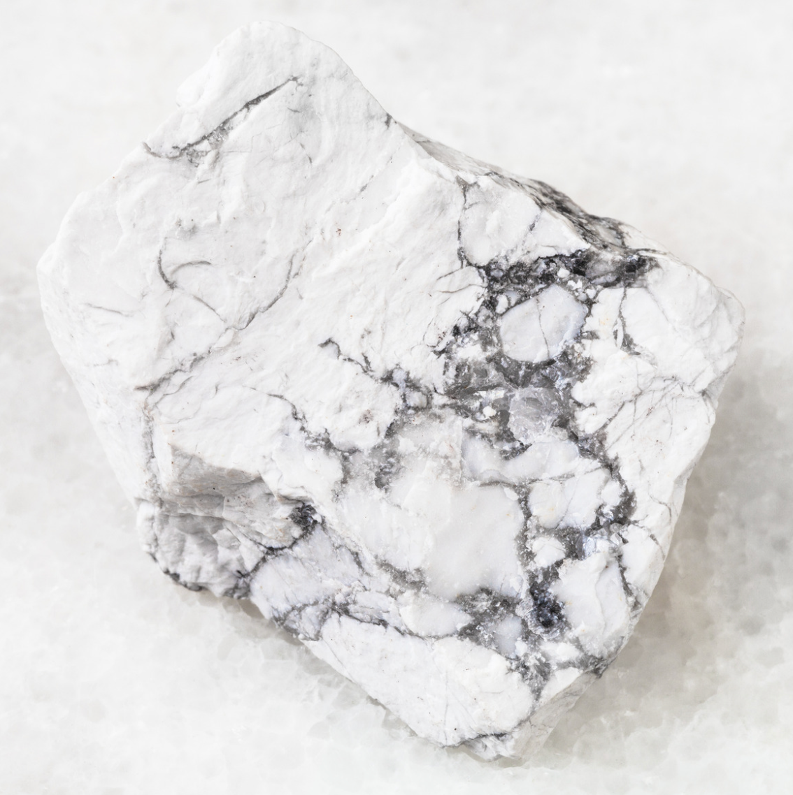 White Howlite: The Meditator's Stone for Inner Calm and Balance