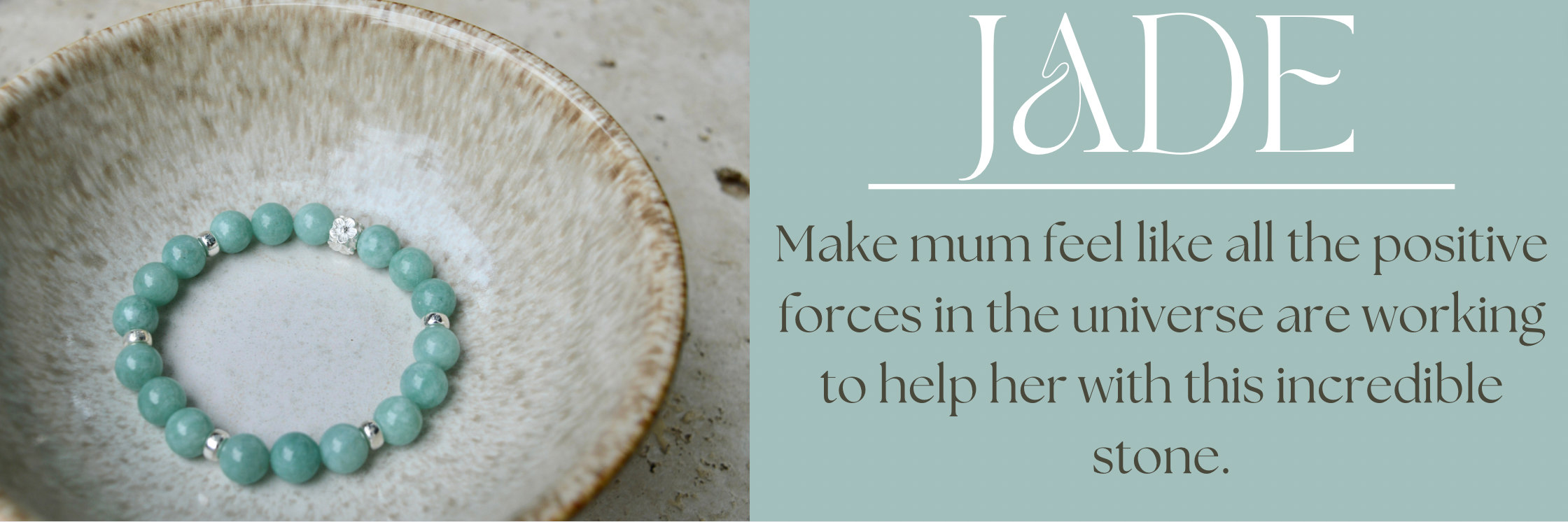 Jade Jewellery for Mum this mothers day.