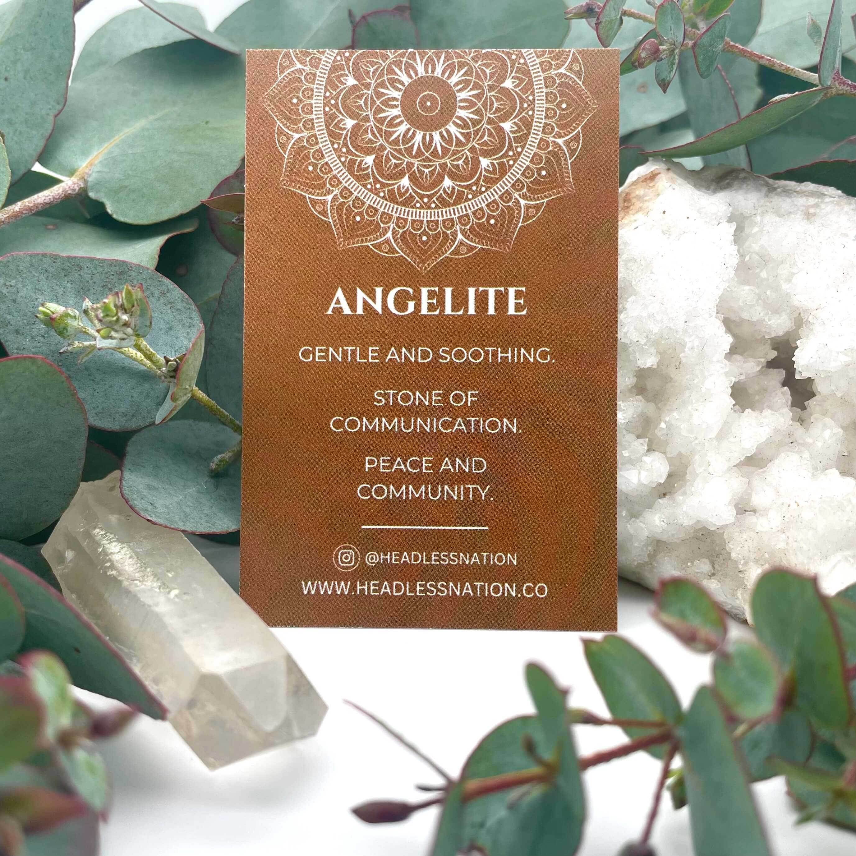 ANGELITE DAINTY BRACELET