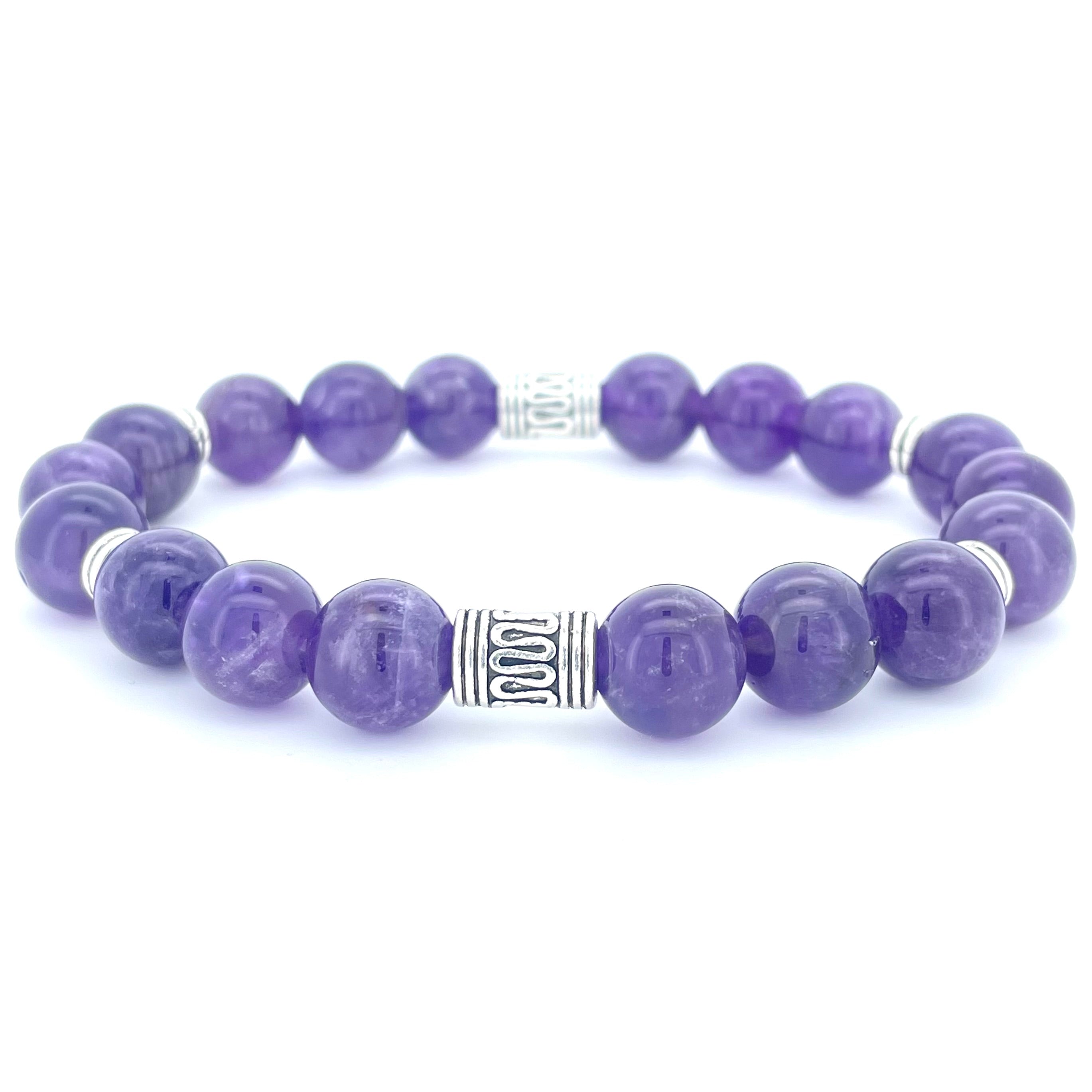 AMETHYST BEADED BRACELET - LUCID COLLECTION - Headless Nation