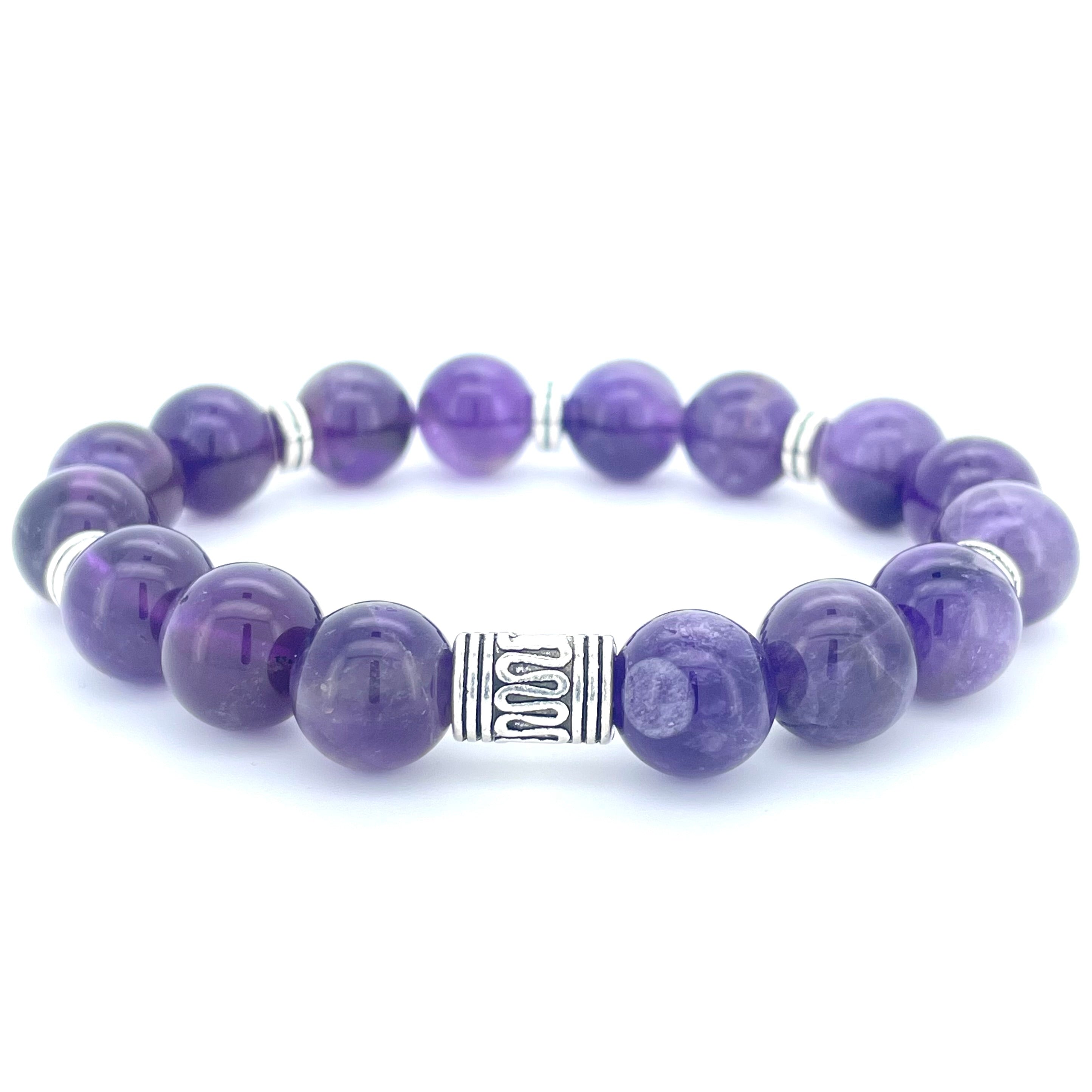 AMETHYST BEADED BRACELET - LUCID COLLECTION - Headless Nation