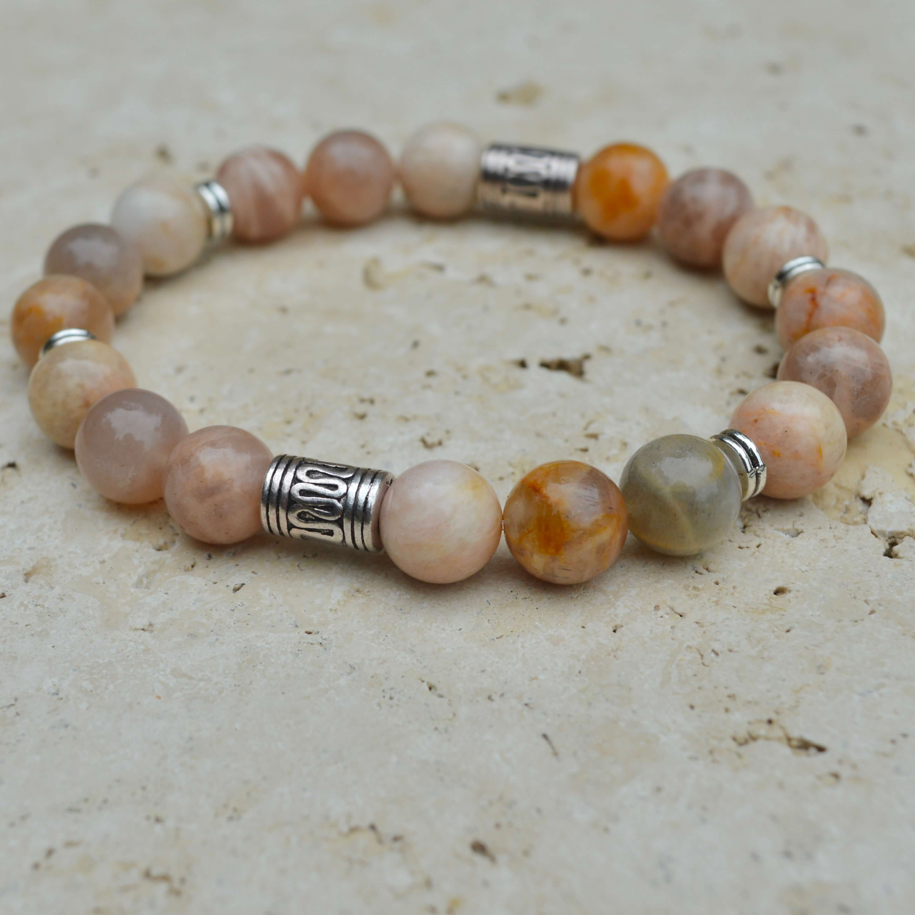 SUNSTONE BEADED BRACELET - LUCID COLLECTION - Headless Nation