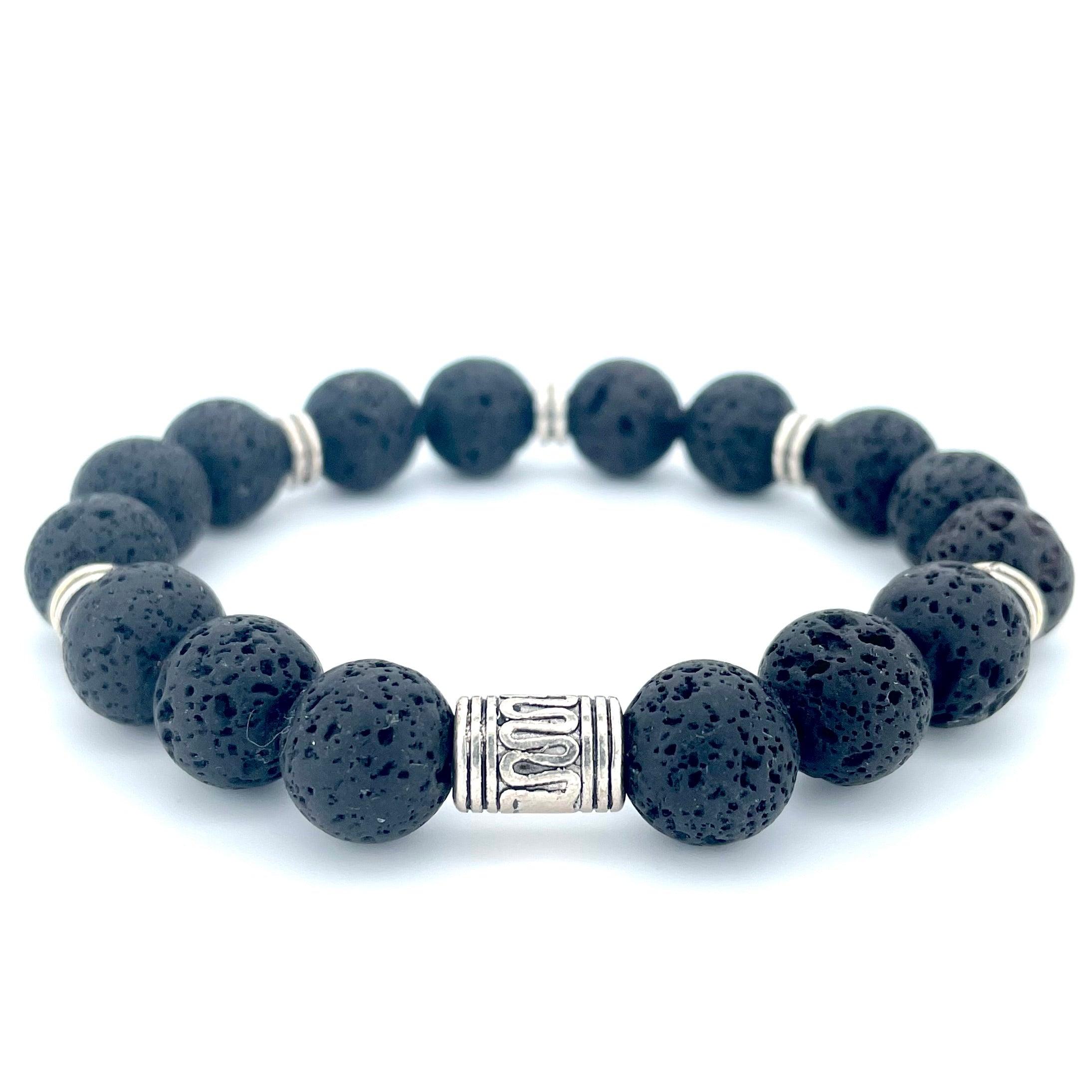 LAVA STONE BEADED BRACELET - LUCID COLLECTION - Headless Nation