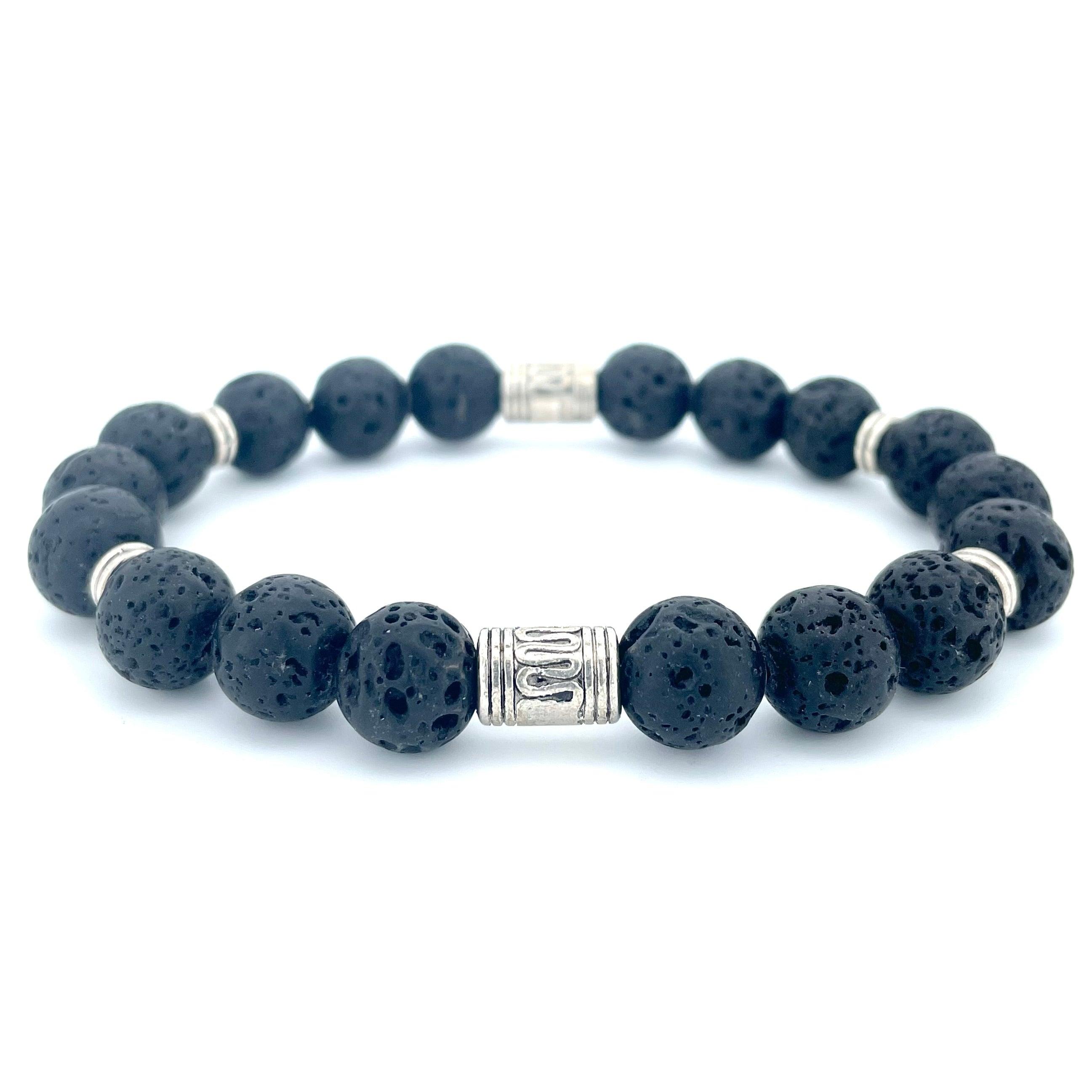 LAVA STONE BEADED BRACELET - LUCID COLLECTION - Headless Nation