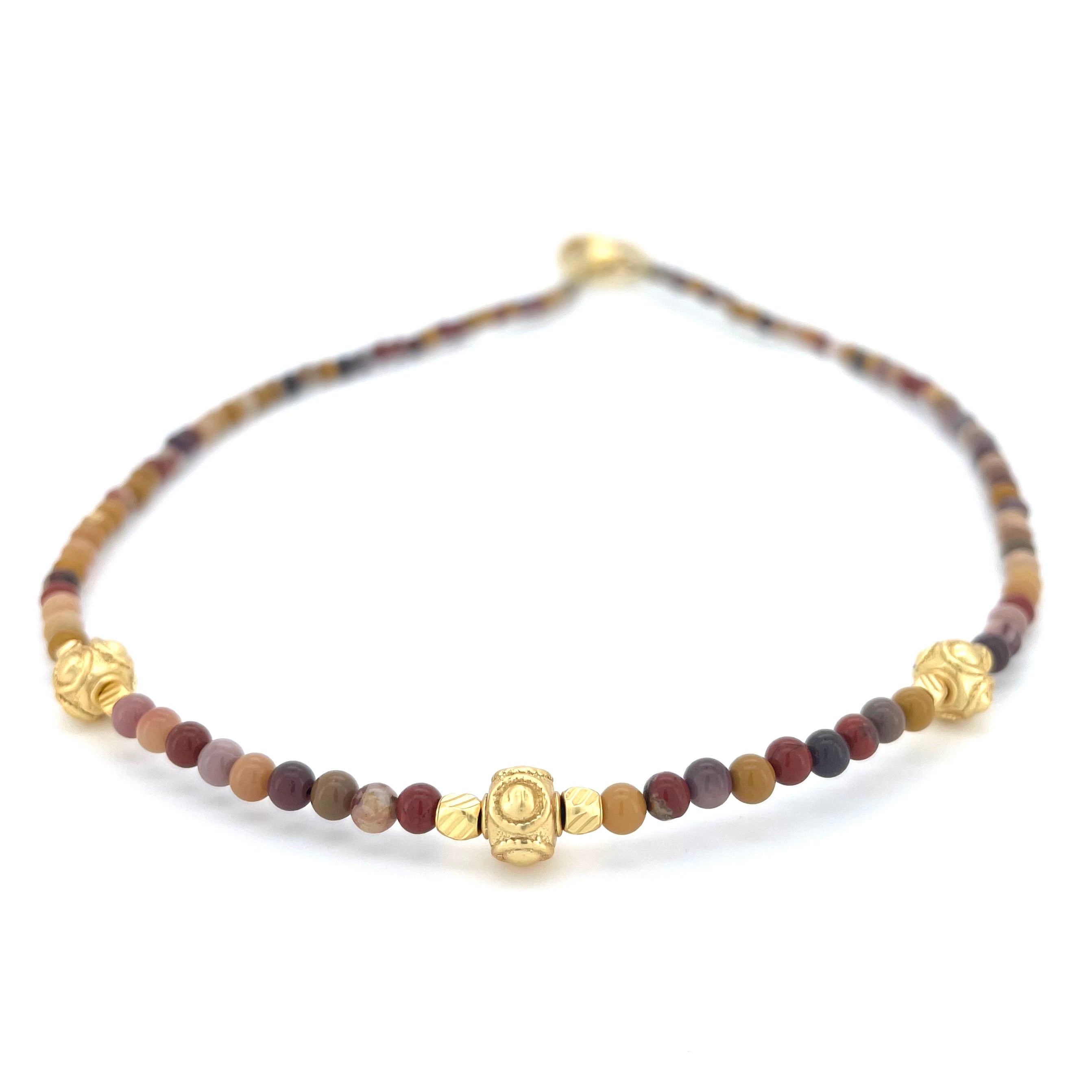 THE DAINTY- SUNS- Mookaite- NECKLACE - Headless Nation