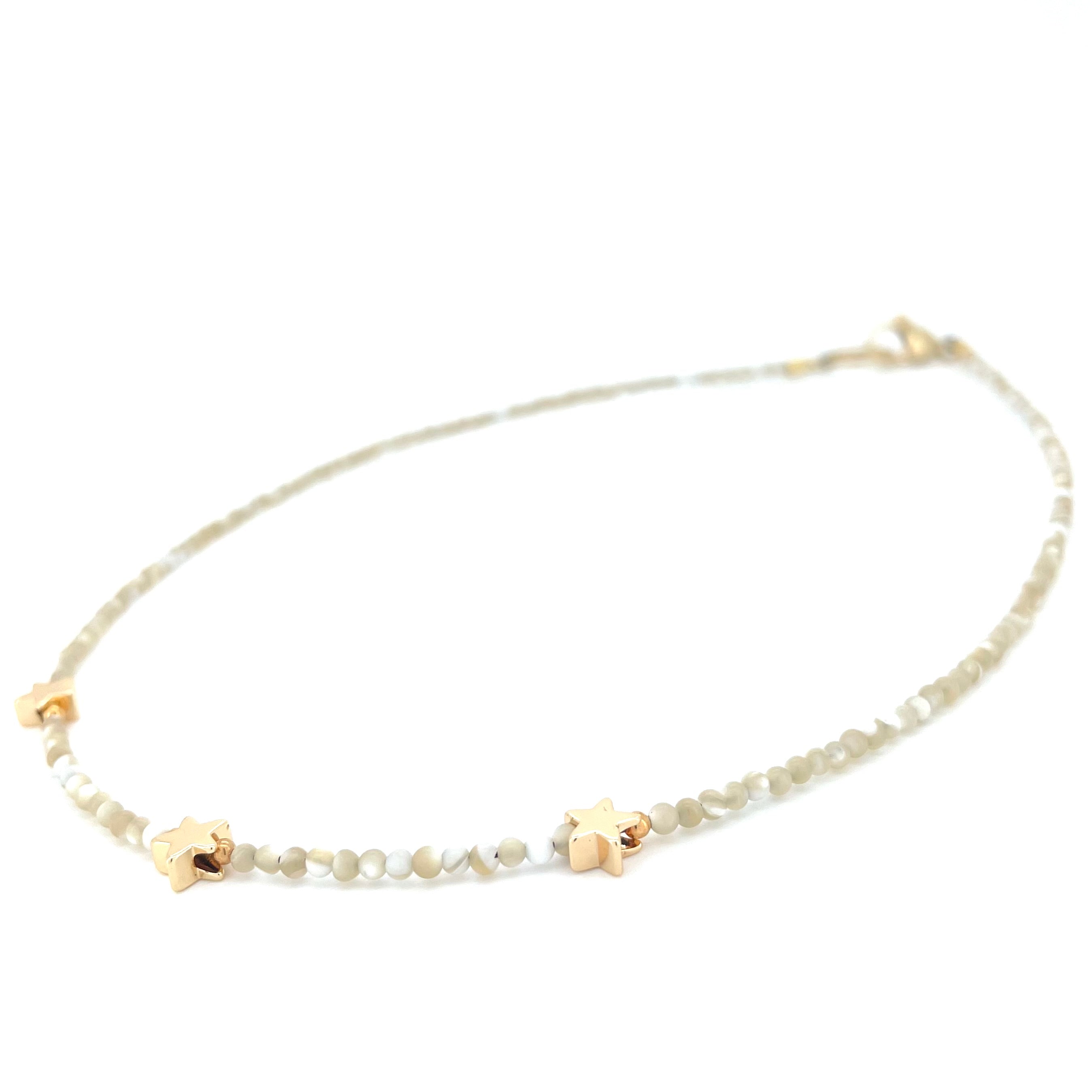 THE DAINTY- STARS- Mother Of Pearl- NECKLACE - Headless Nation