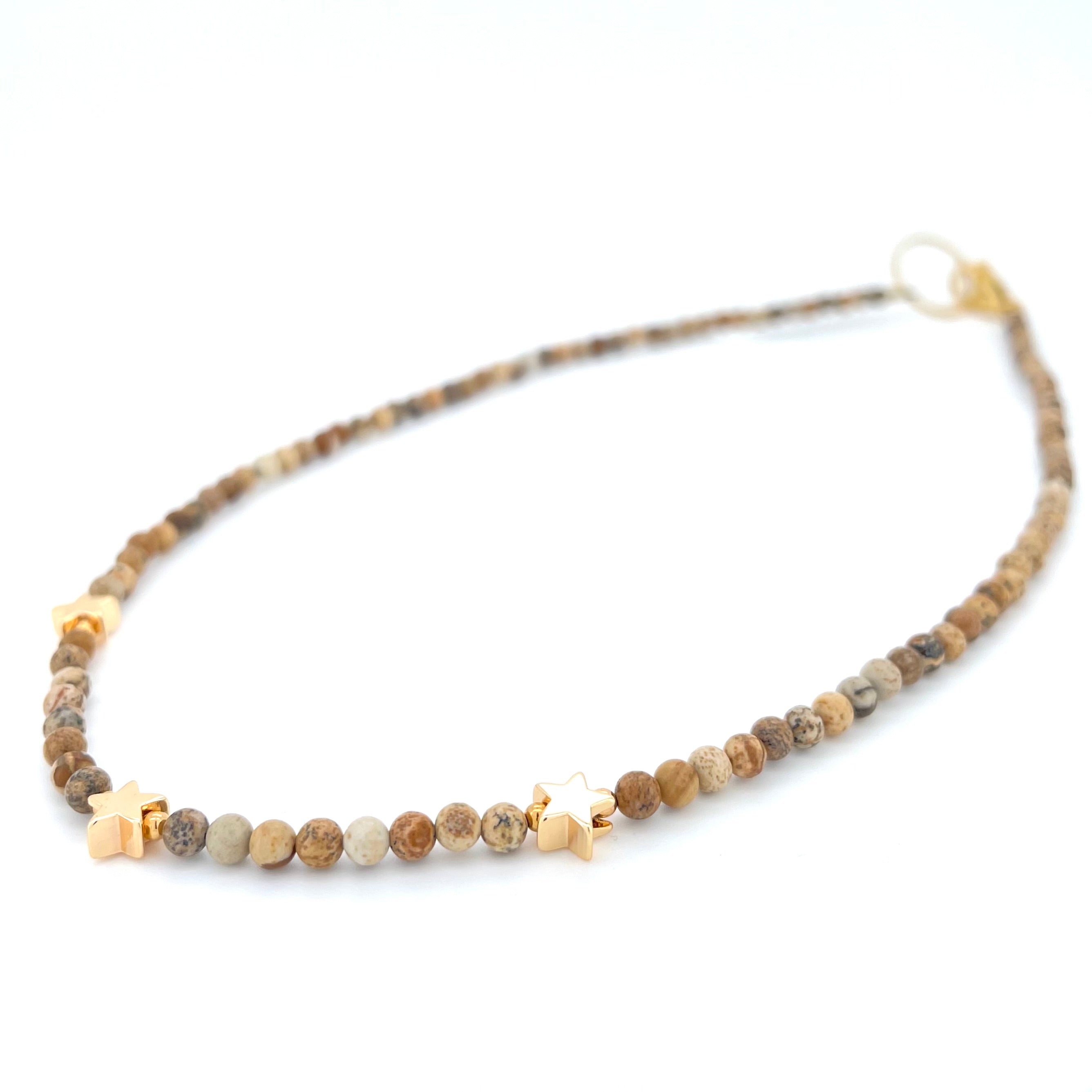 THE DAINTY- STARS- Picture Jasper- NECKLACE - Headless Nation