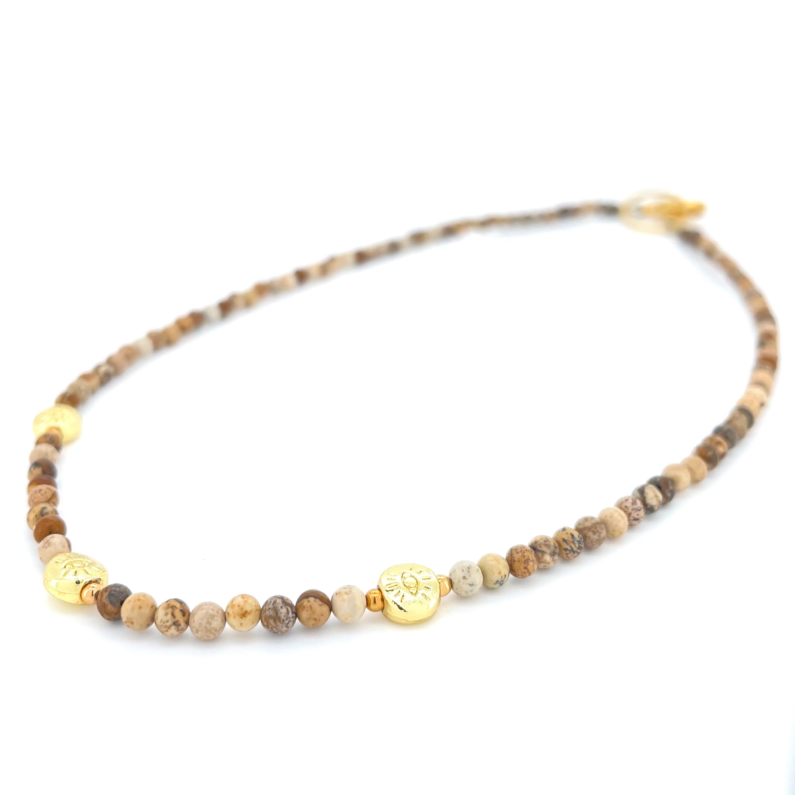 THE DAINTY- EYES- Picture Jasper- NECKLACE - Headless Nation