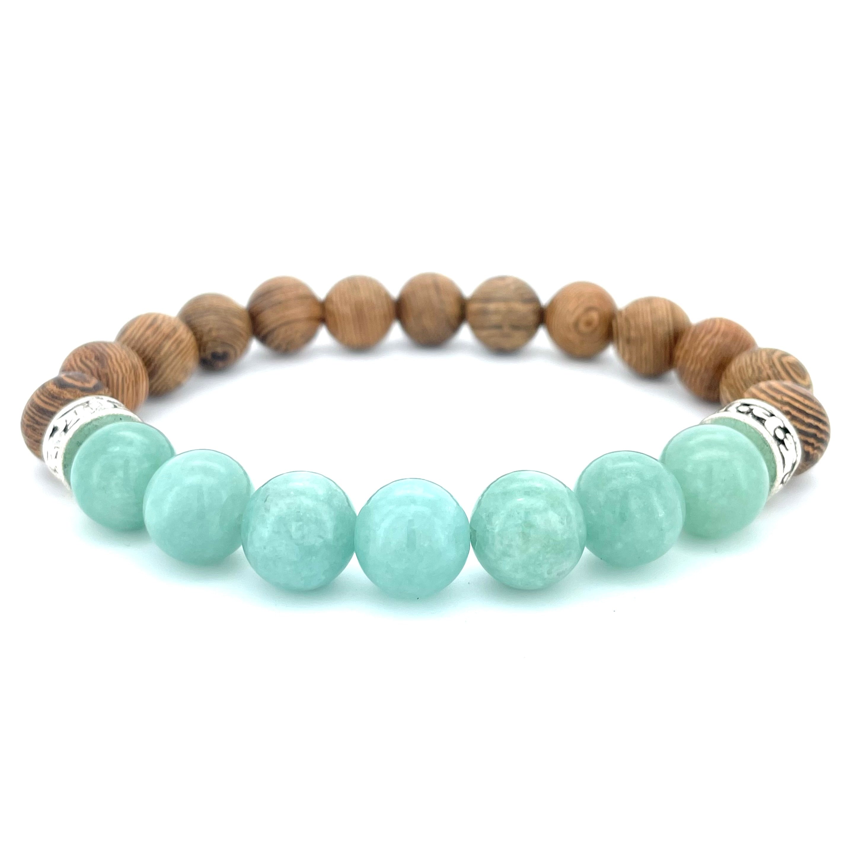 JADE & WOOD BEADED BRACELET - Headless Nation