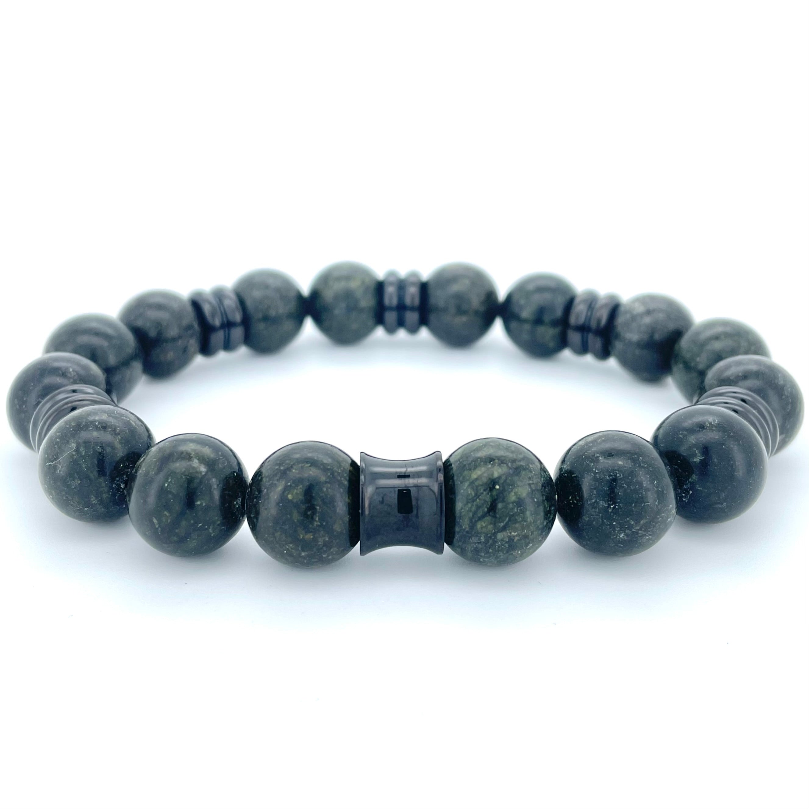 SERPENTINE BEADED BRACELET- NERO COLLECTION - Headless Nation