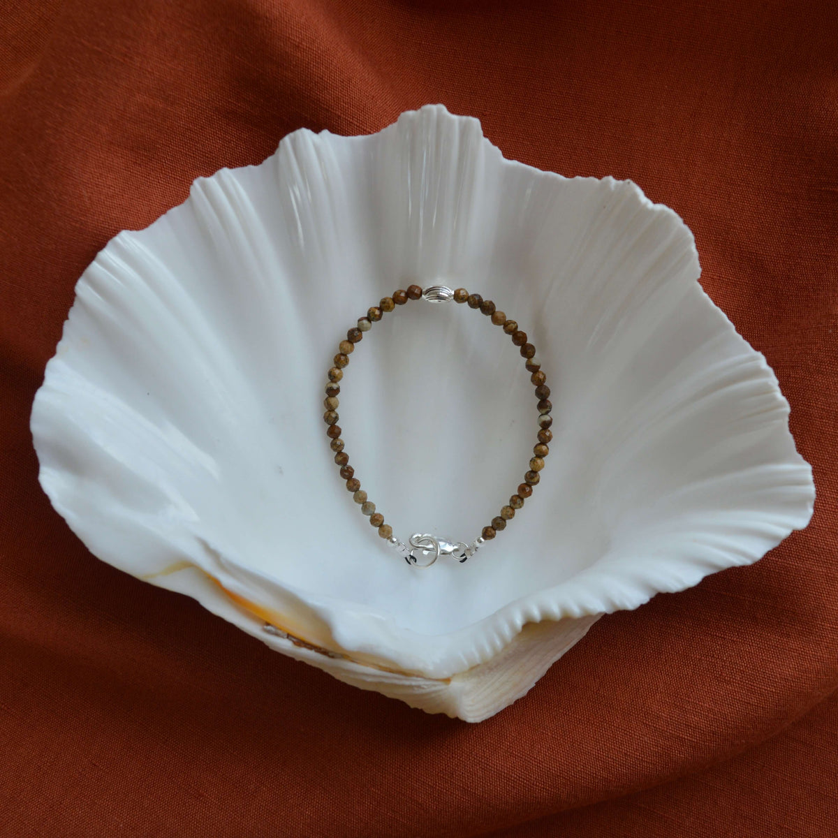 PICTURE JASPER DAINTY BRACELET - Headless Nation