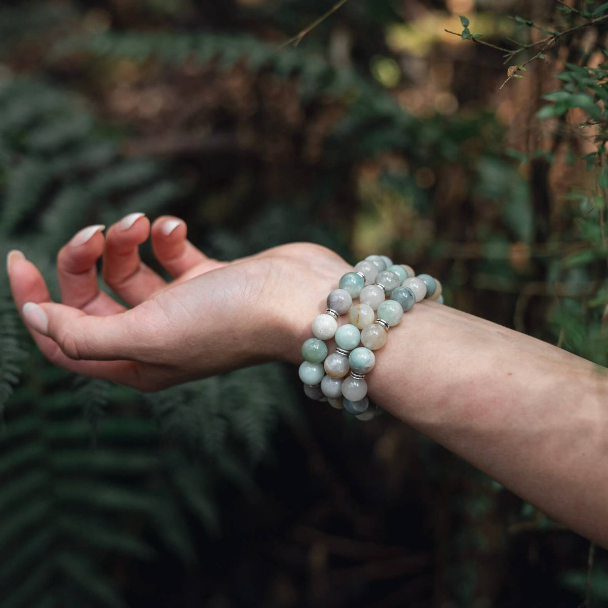 AMAZONITE BEADED BRACELET - LUCID COLLECTION