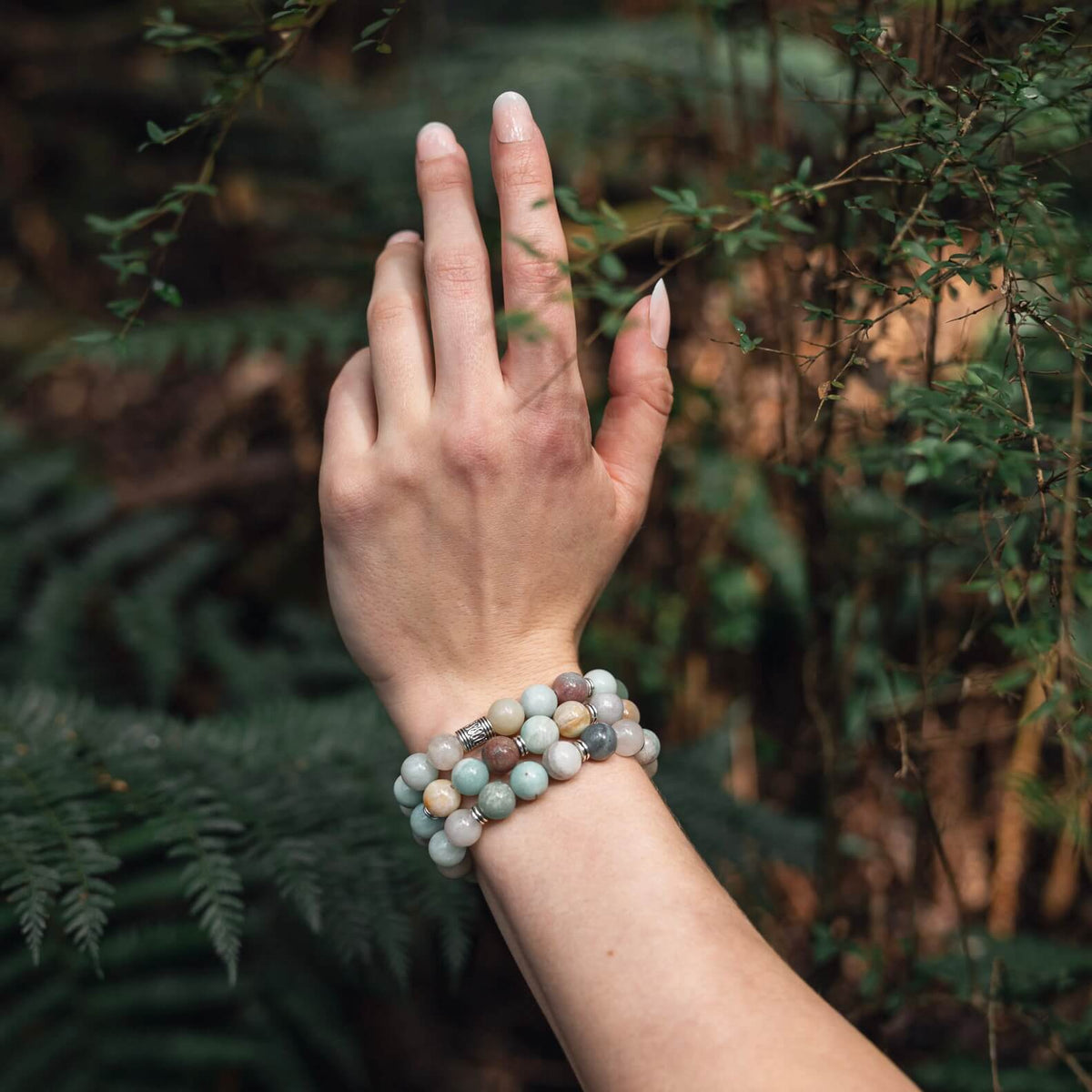 AMAZONITE BEADED BRACELET - LUCID COLLECTION