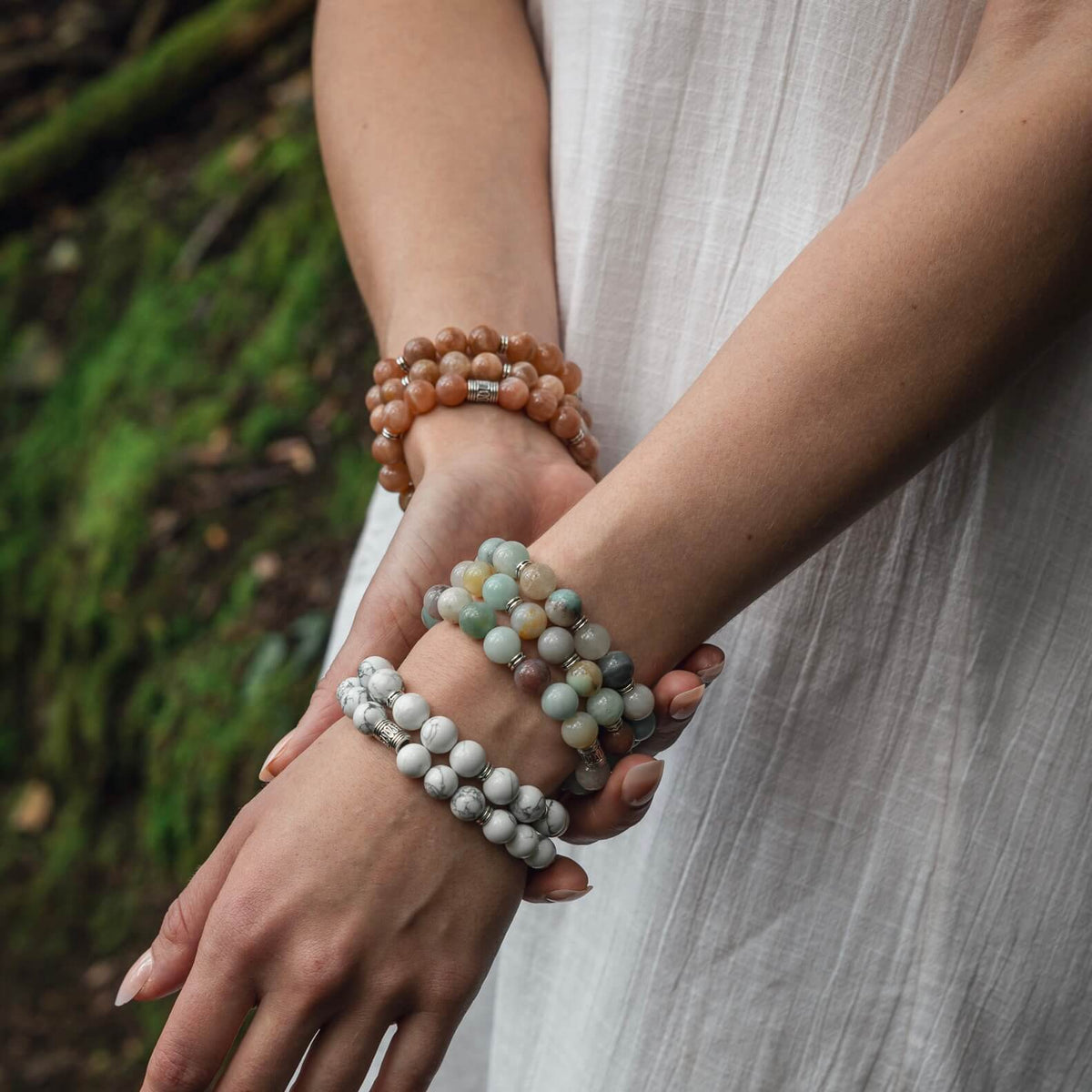 AMAZONITE BEADED BRACELET - LUCID COLLECTION