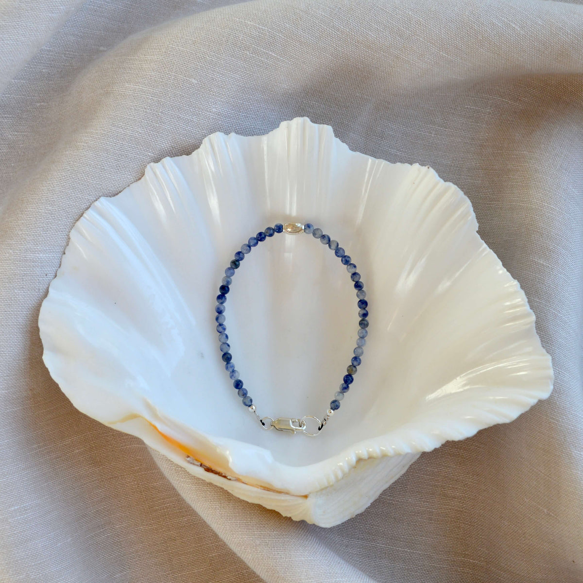 BLUE AVENTURINE DAINTY BRACELET - Headless Nation