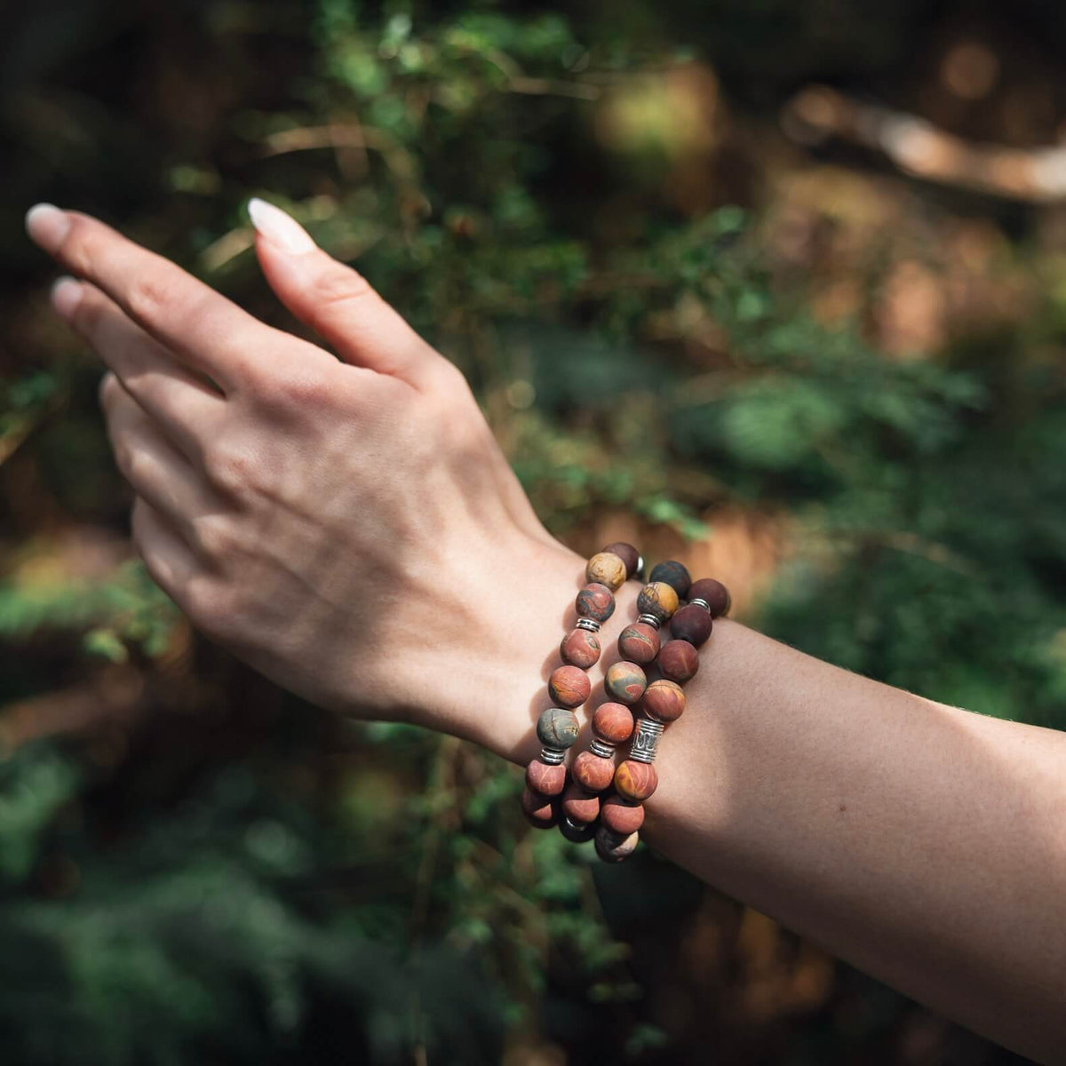 PICASSO JASPER BEADED BRACELET - LUCID COLLECTION