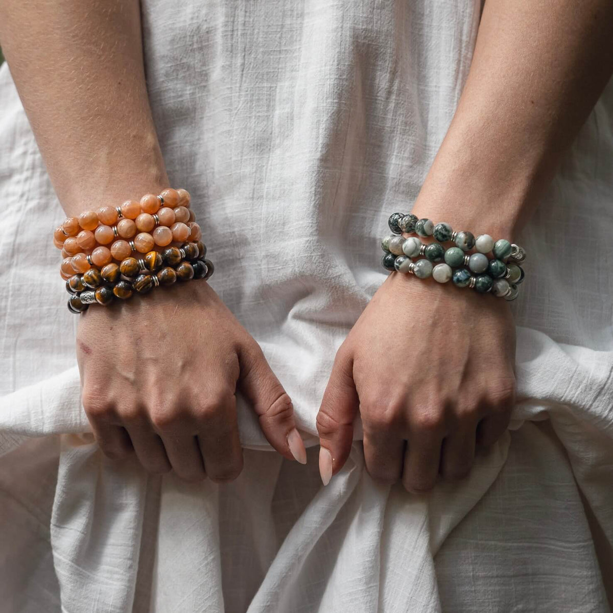 TIGERS EYE BEADED BRACELET - LUCID COLLECTION
